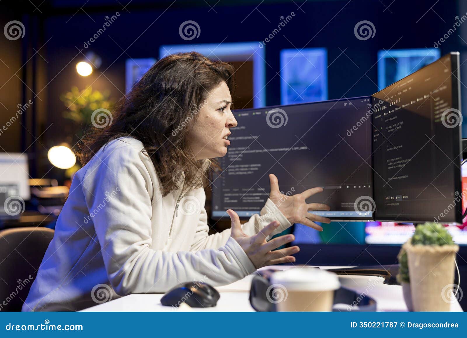 programmer with frown on face trying to fix vulnerabilities