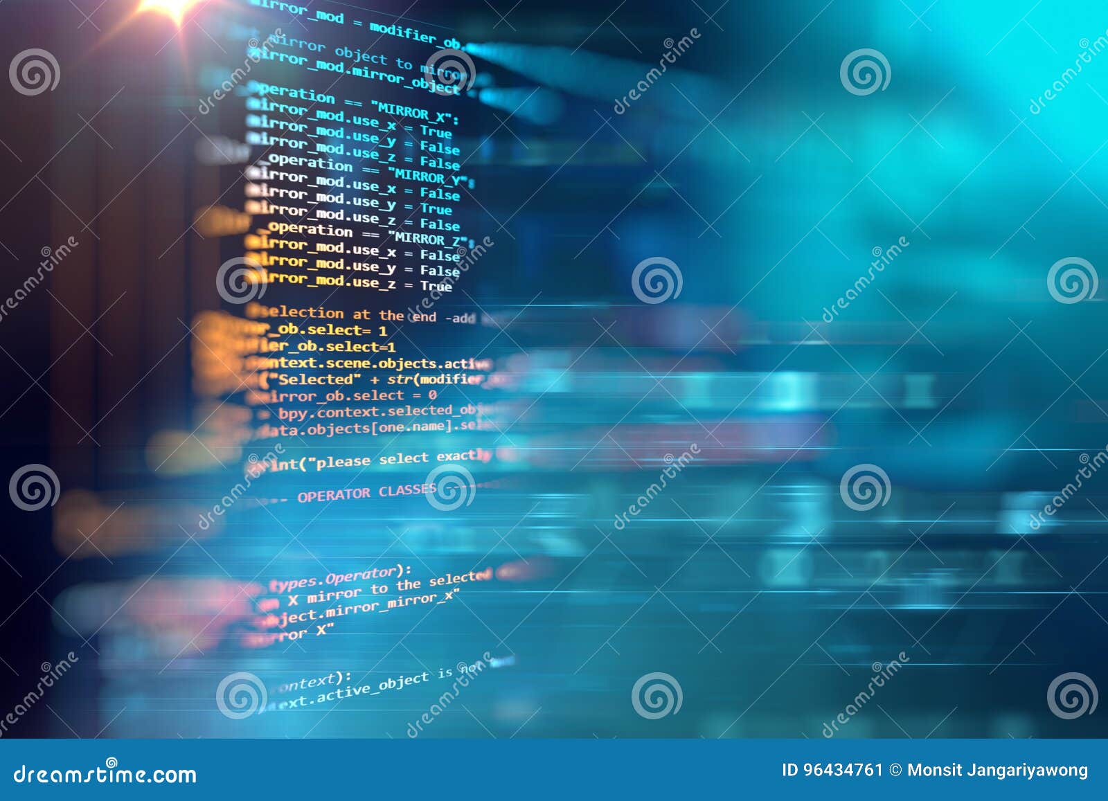 Programming Code Abstract Technology Background of Software Developer ...
