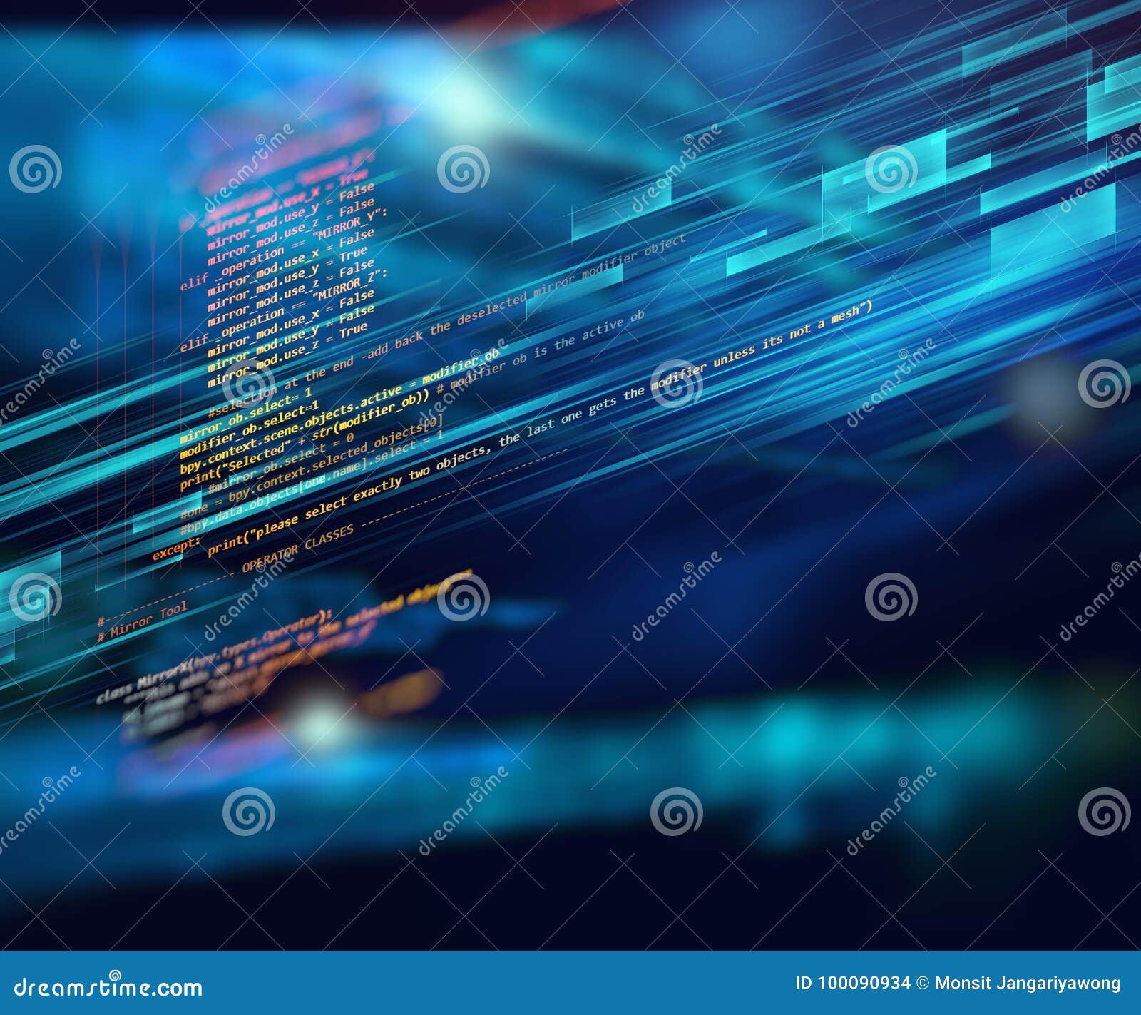 Programming Code Abstract Technology Background of Software Stock ...