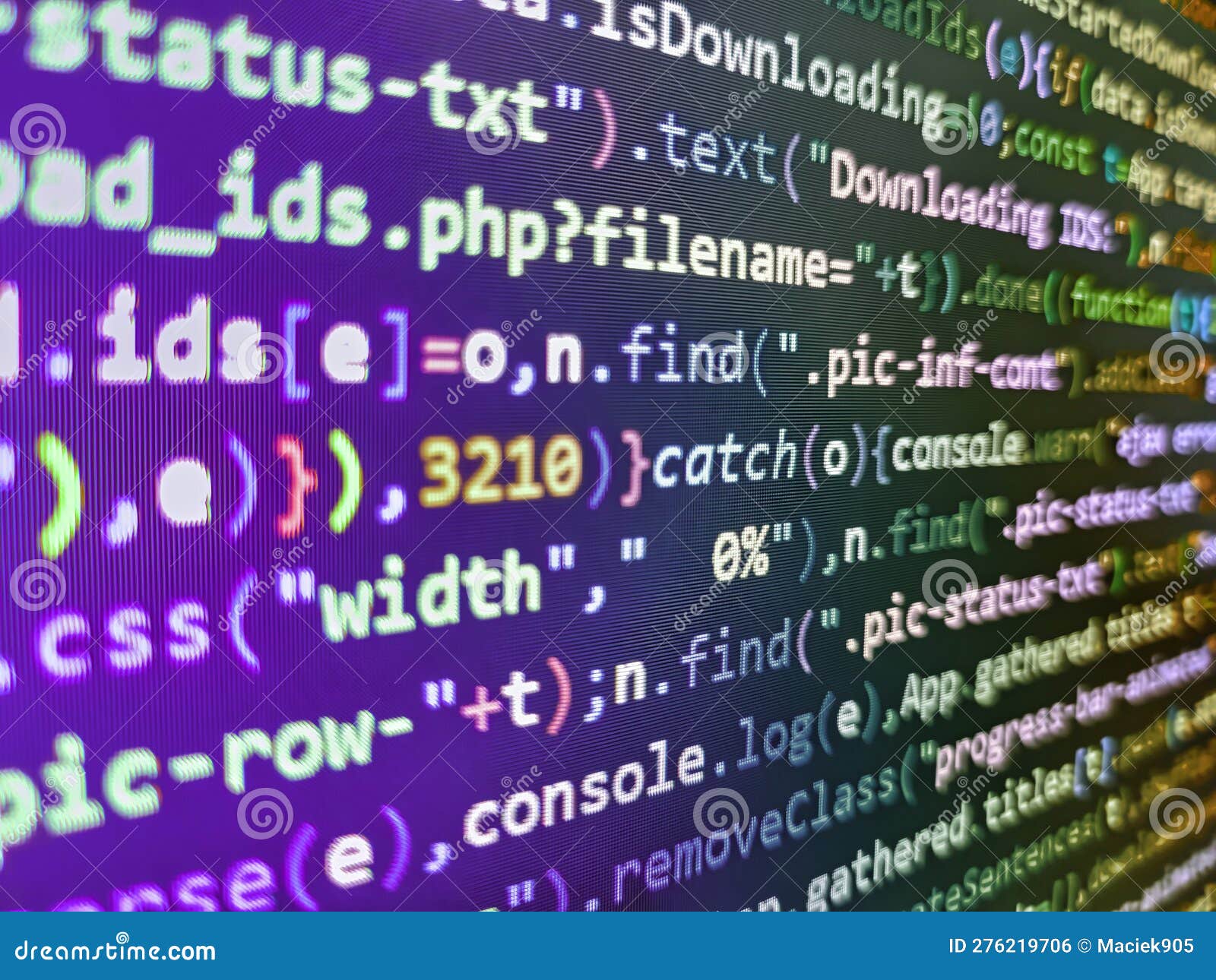 Programming Code Abstract Technology Background of Software Developer ...