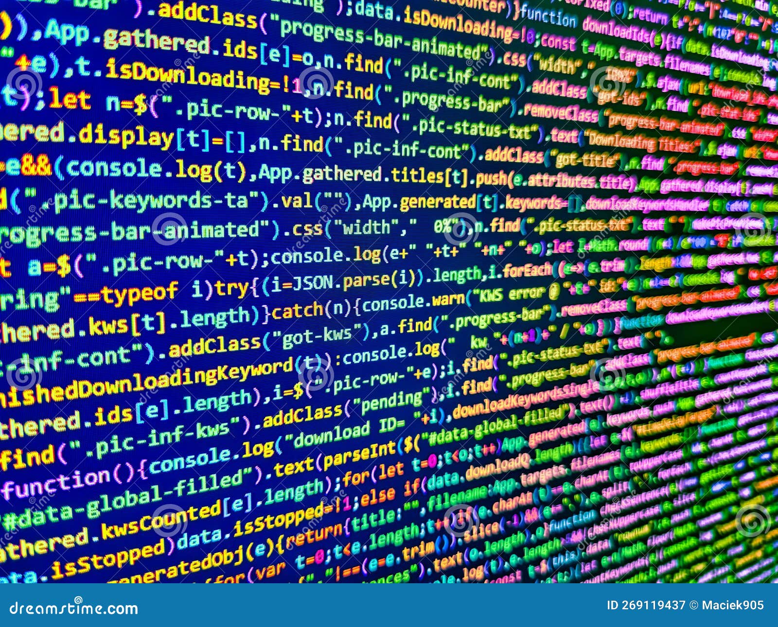 Software Developer Programming Code Abstract Computer Script Code