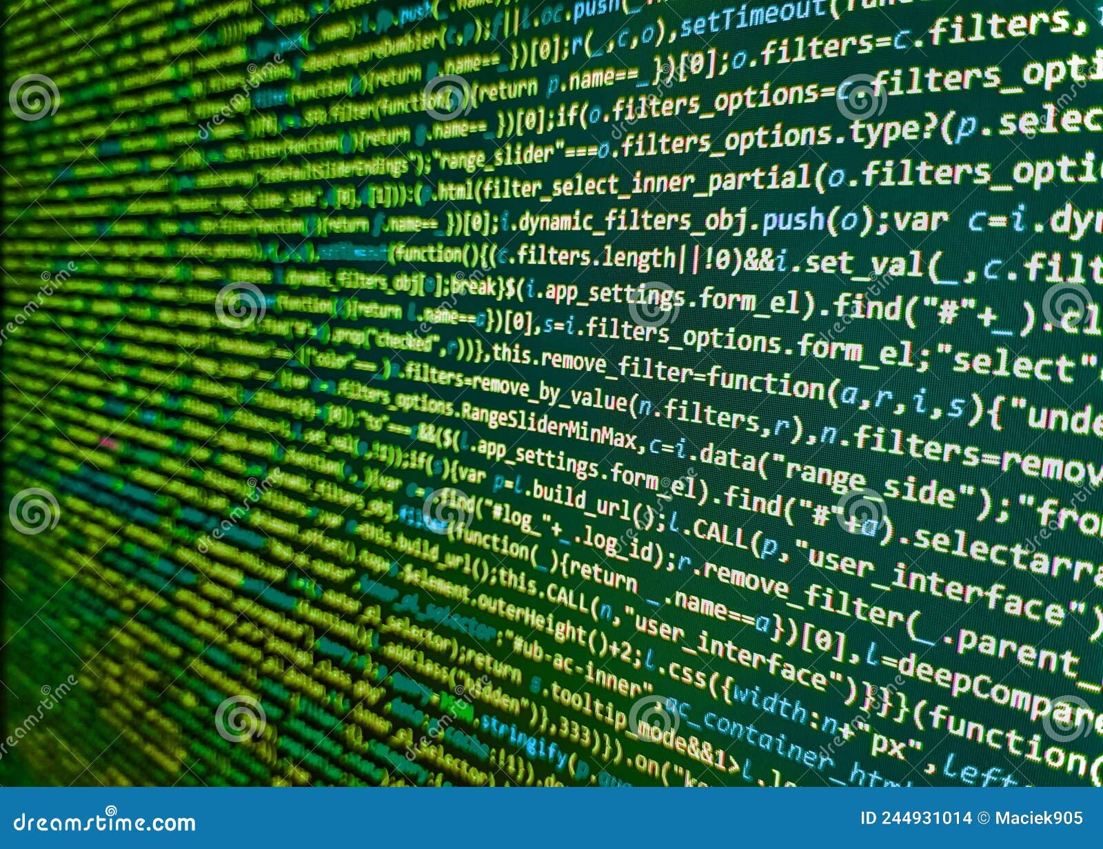 Programming Code Abstract Technology Background of Software Developer ...