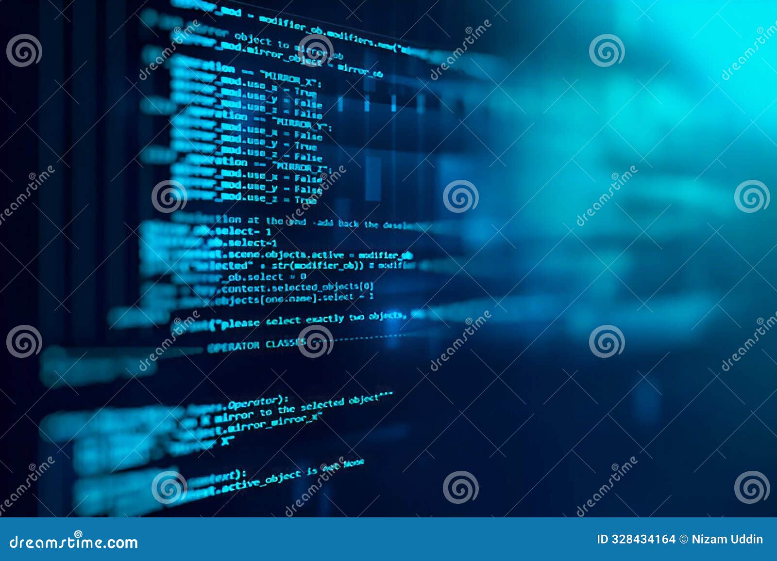 Programming Code Abstract Technology Background for Software ...