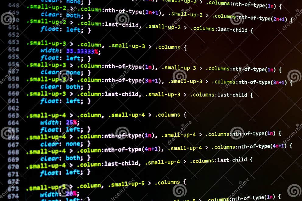 Programming code stock photo. Image of futuristic, modern - 148037712