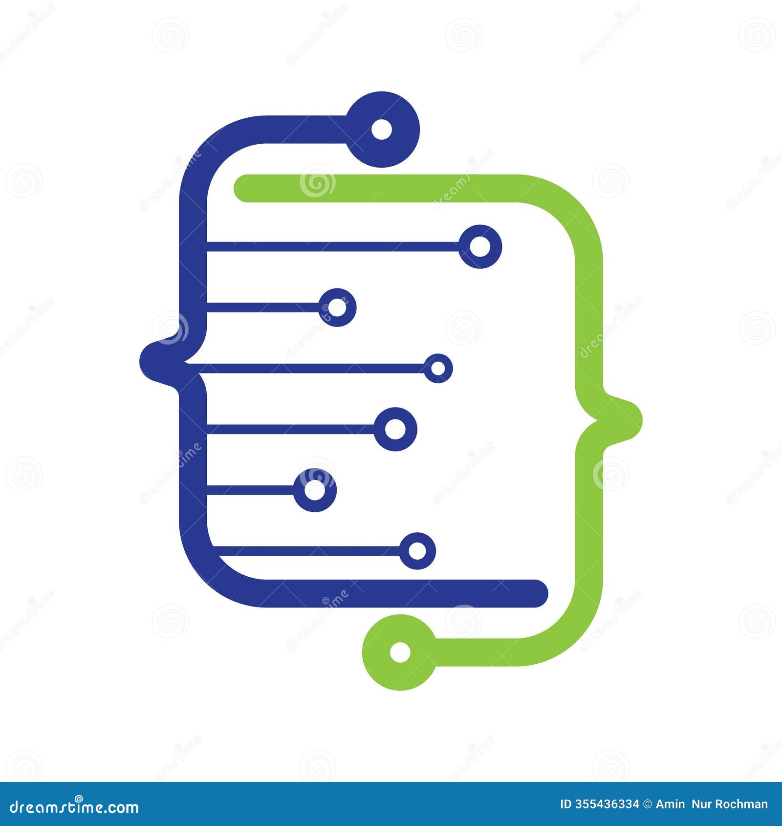 Programming Code Technology Logo Vector Design Stock Vector ...