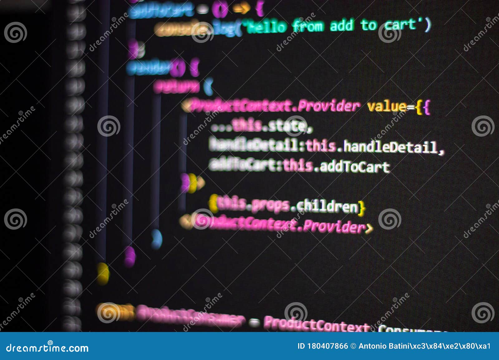 Programming Language on Black Screen Background Stock Photo - Image of  data, designer: 180407866