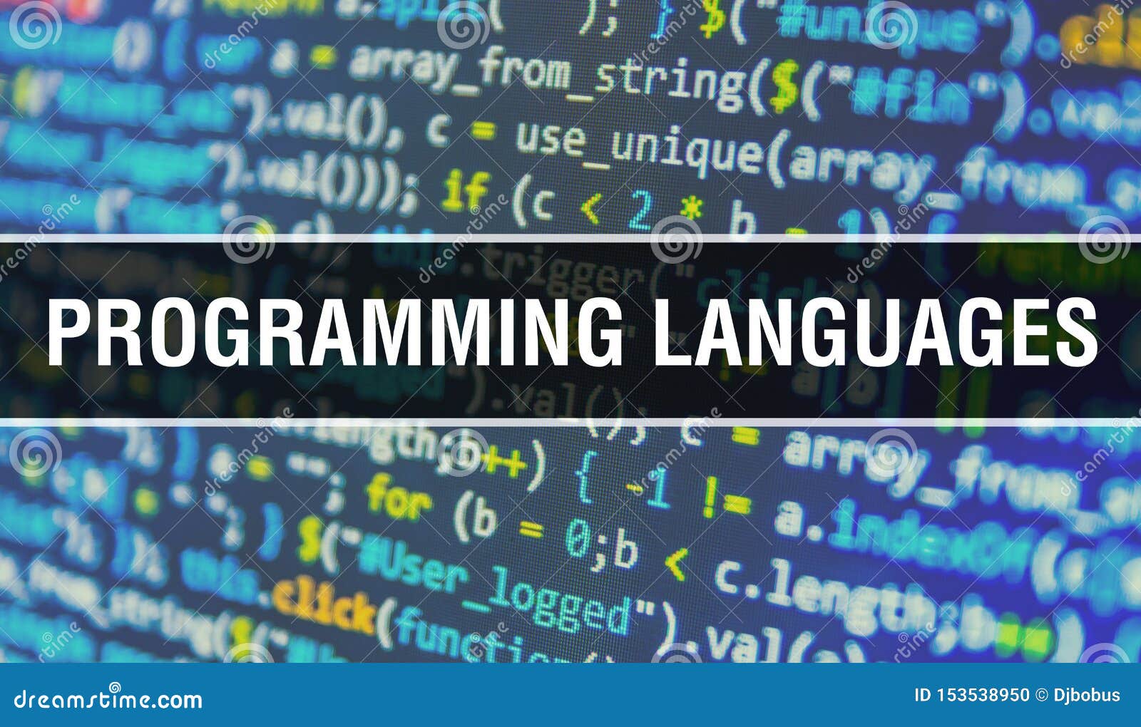 PROGRAMMING LANGUAGES Concept Illustration Using Code for Developing