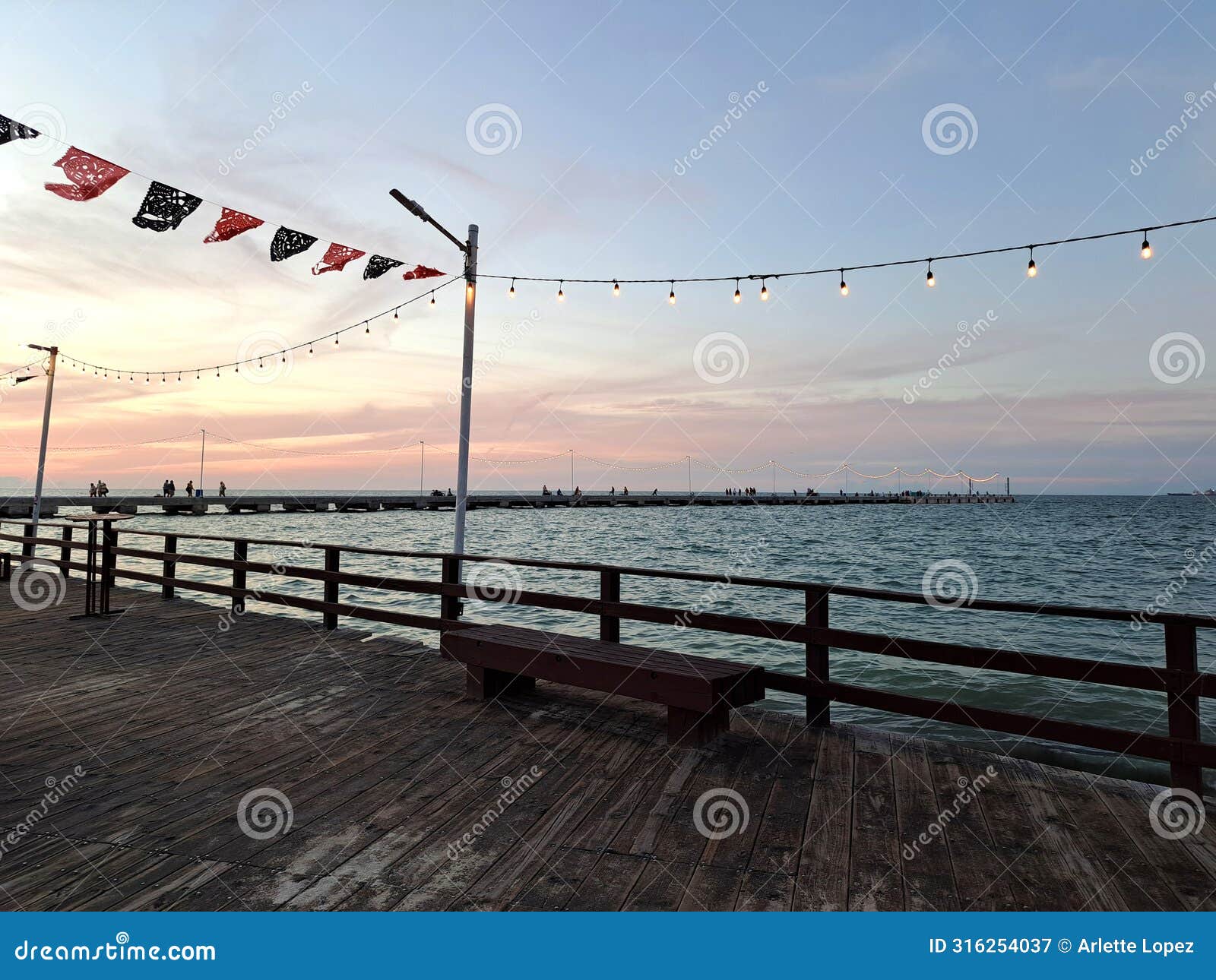 progreso is a mexican port city on the yucatan peninsula with its iconic arched pier and famous boardwalk