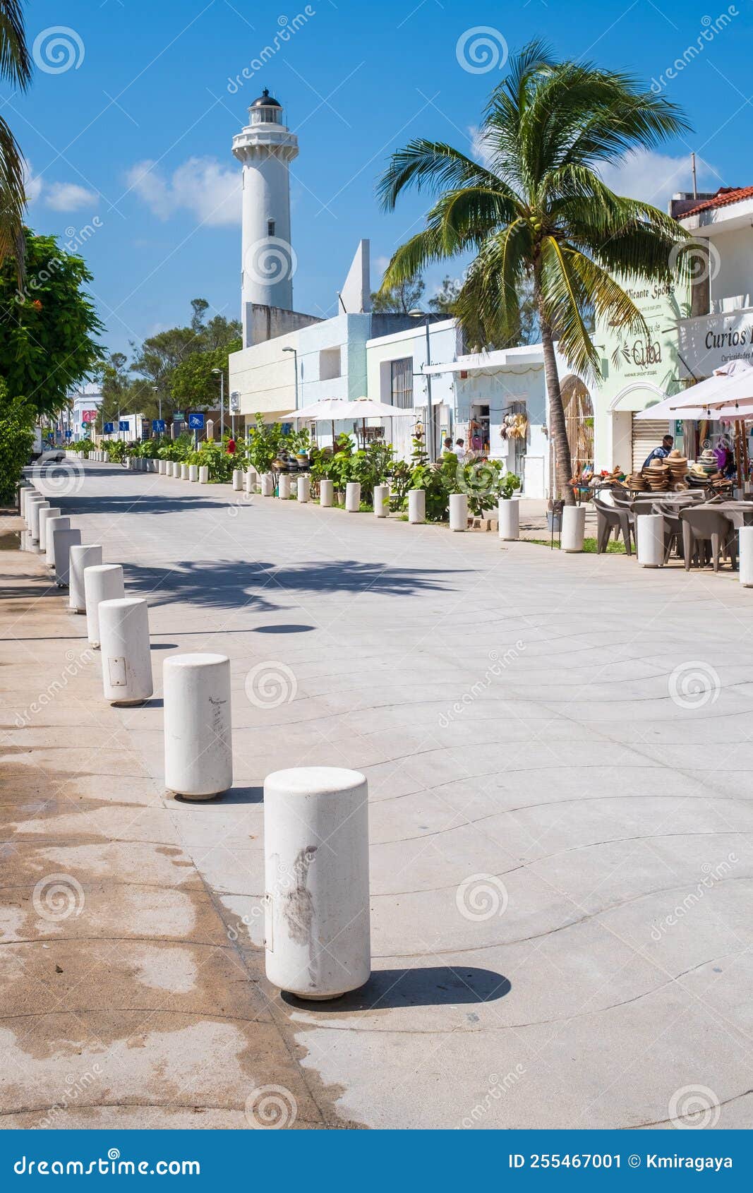 Progreso, a Popular Beach Town Near Merida in Yucatan, Mexico Editorial