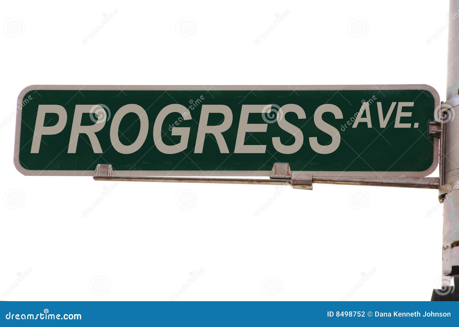 Progress Avenue Street Sign Stock Photo Image of information, street