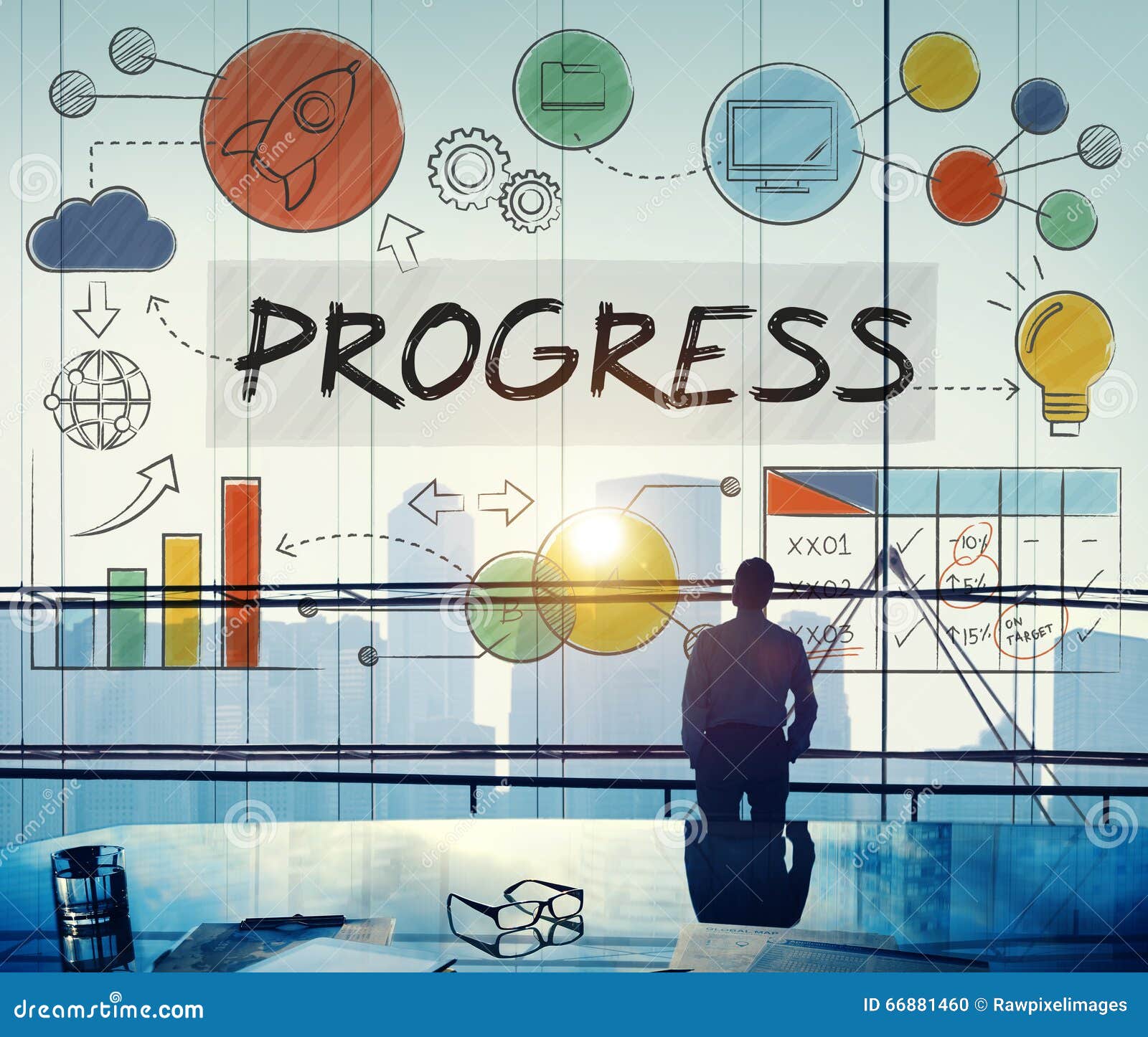 progress development growth innovation advancement concept