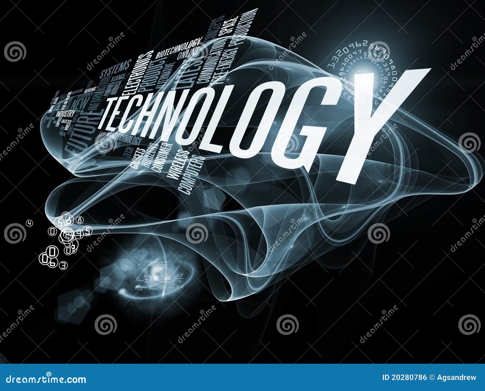 Progress Of Technology Royalty Free Stock Image - Image: 20280786