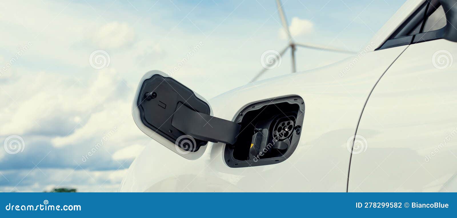 Progressive Combination of EV Car, Charging Station and Wind Turbine