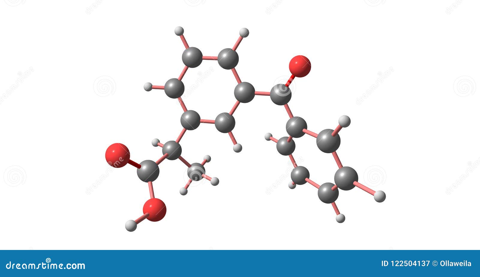 proguanil molecular structure  on black