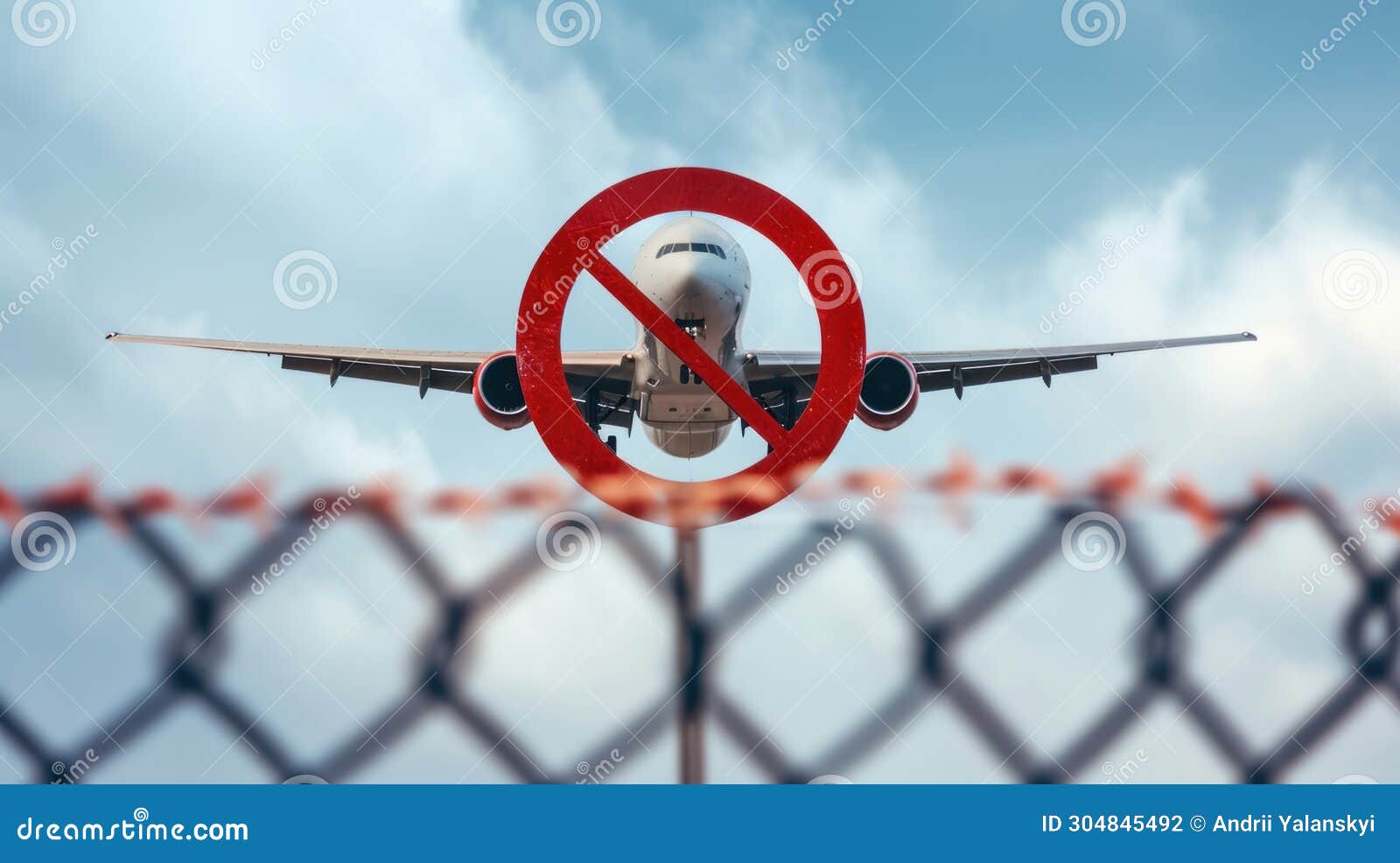 prohibition of an aircraft from entering airspace. denial to enter air area. cancel insurance. no fly zone, transit prohibition.