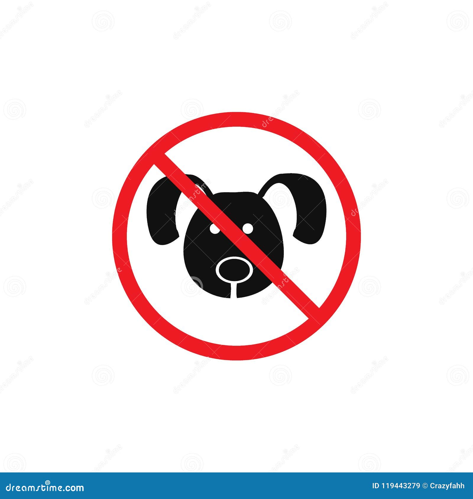 Pets are not allowed. stock illustration. Illustration of information ...