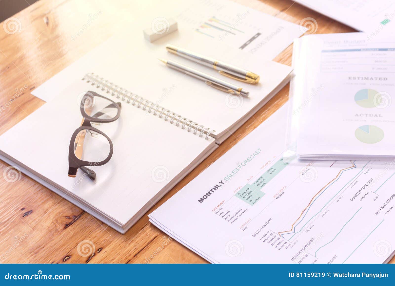 Project drawing and laptop stock image. Image of document - 81159219