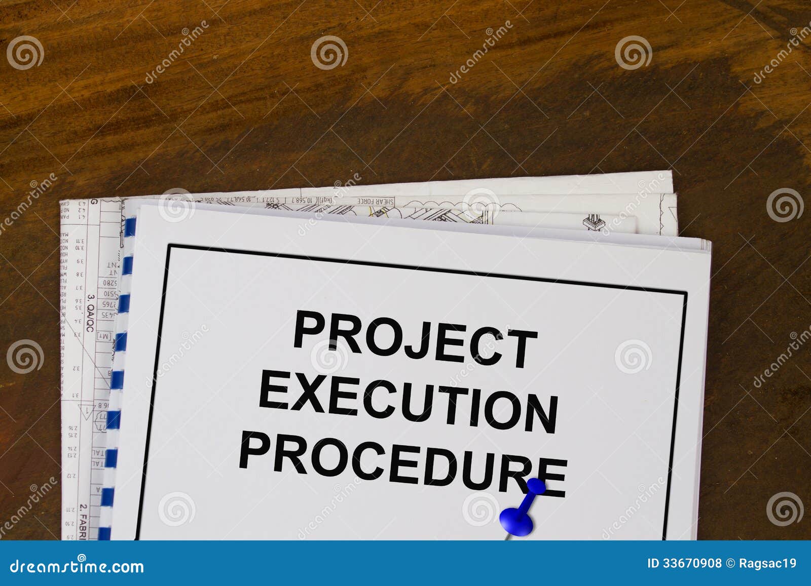 Project Execution Procedure Royalty Free Stock Photos 