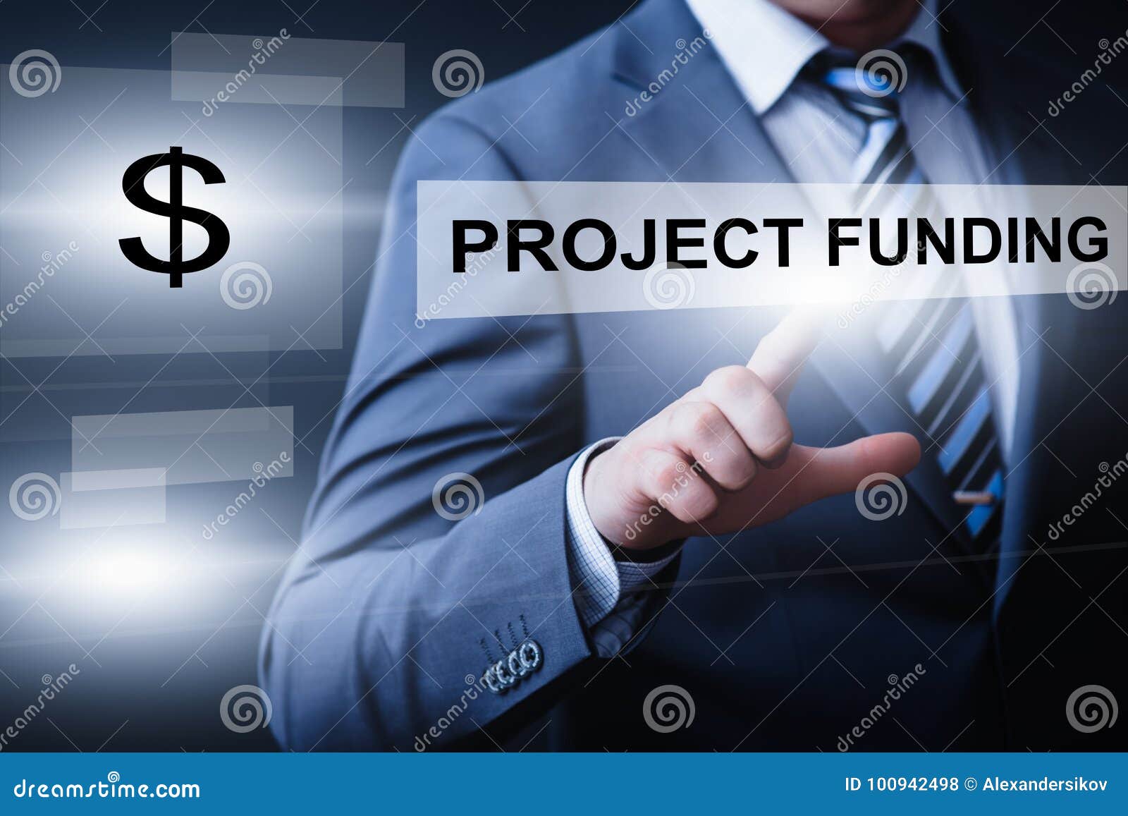 project funding start-up investment crowdfunding venture capital internet business technology concept