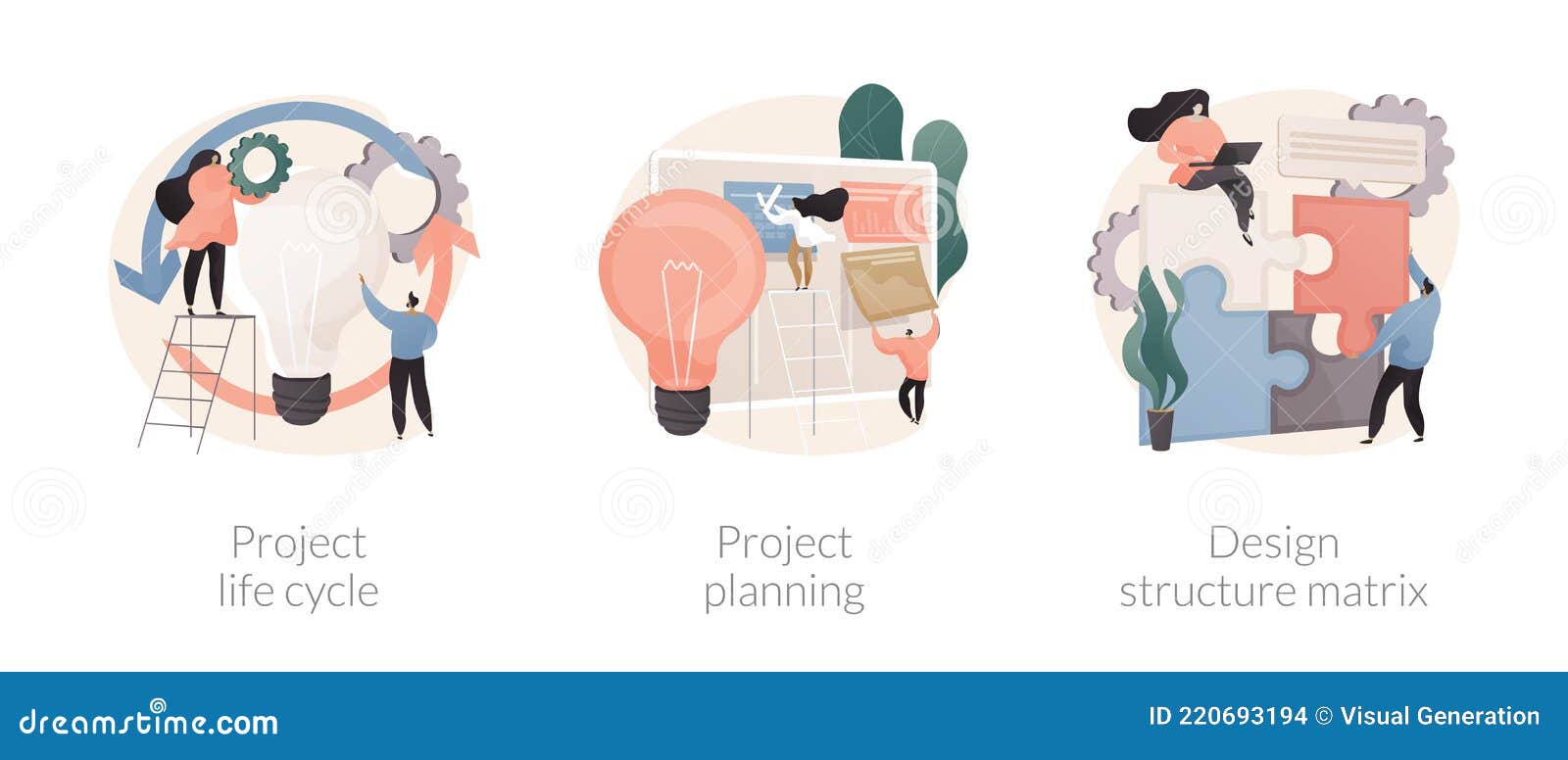 Project life cycle stock photography cartoondealer 131078048