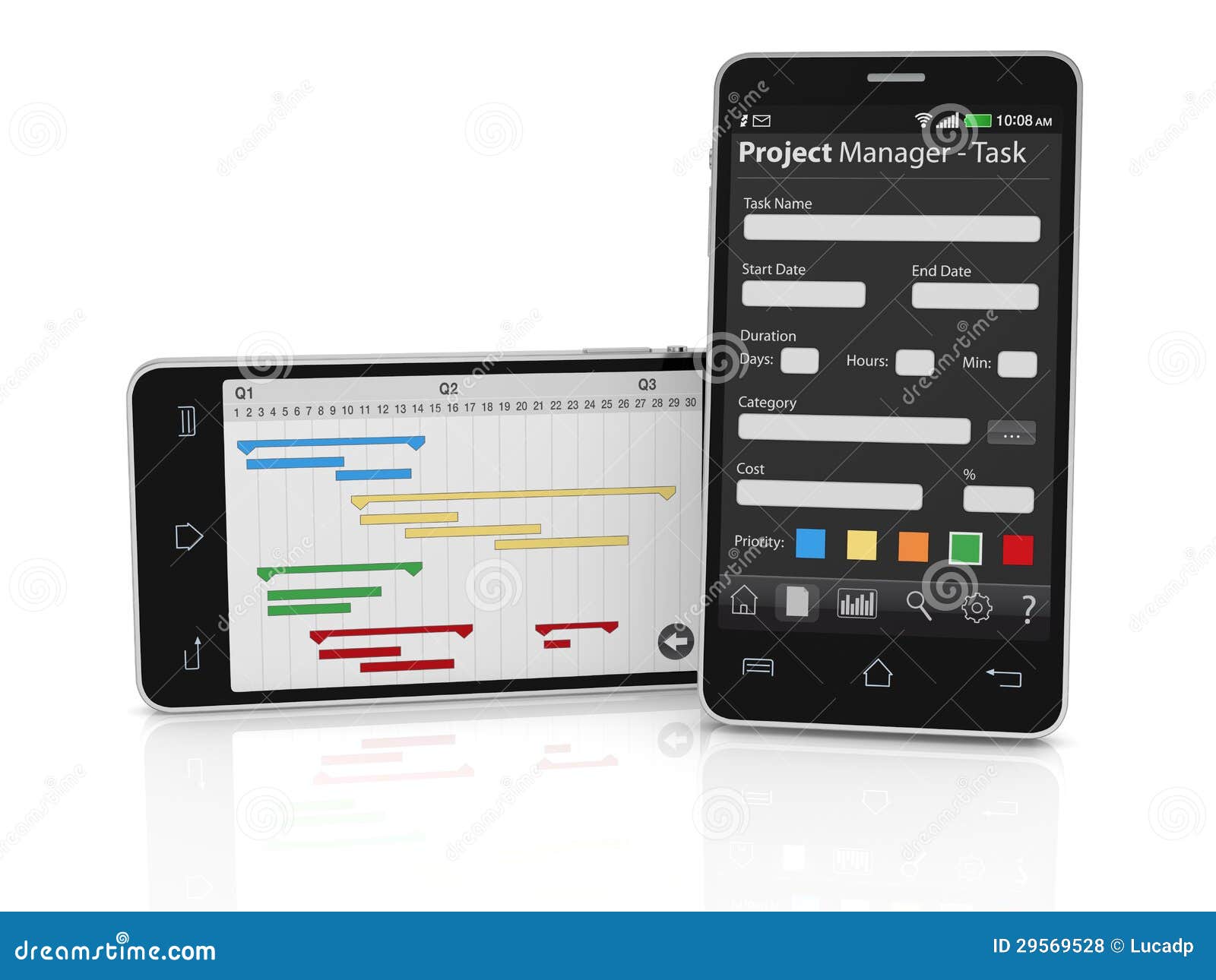 Mobile Gantt Chart