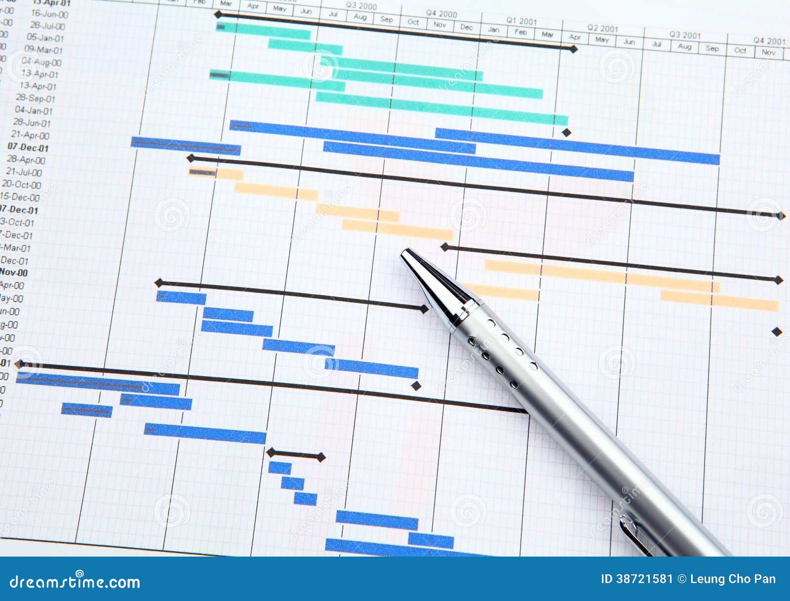 Paper Gantt Chart