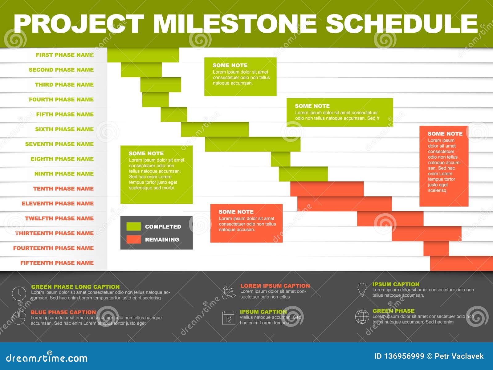 Progress Chart Template from thumbs.dreamstime.com