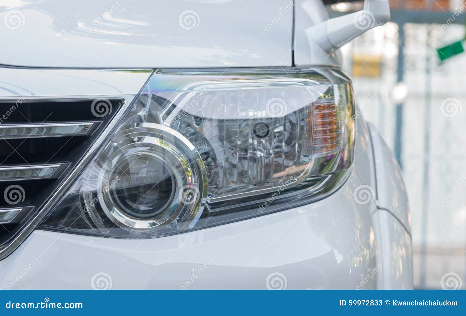 Projector headlamp car stock image. Image of headlamp 59972833