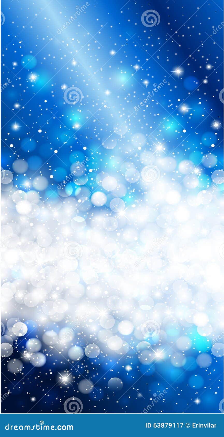 Projeto Azul Brilhante Do Fundo Do Convite Do Natal Ilustracao Do Vetor Ilustracao De Convite Azul 63879117