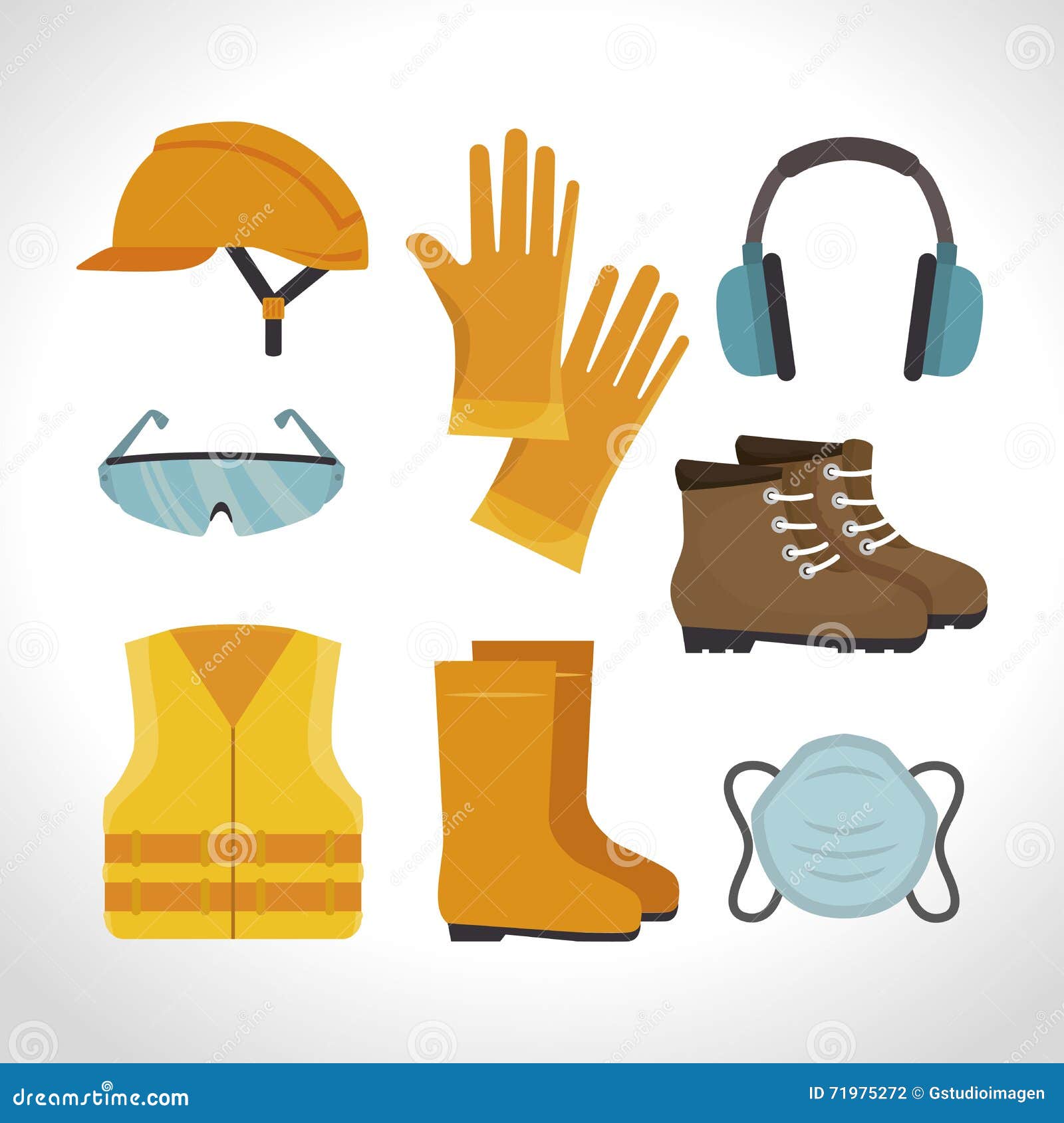 Projeto Do Equipamento De Segurança Ilustração Stock Ilustração de