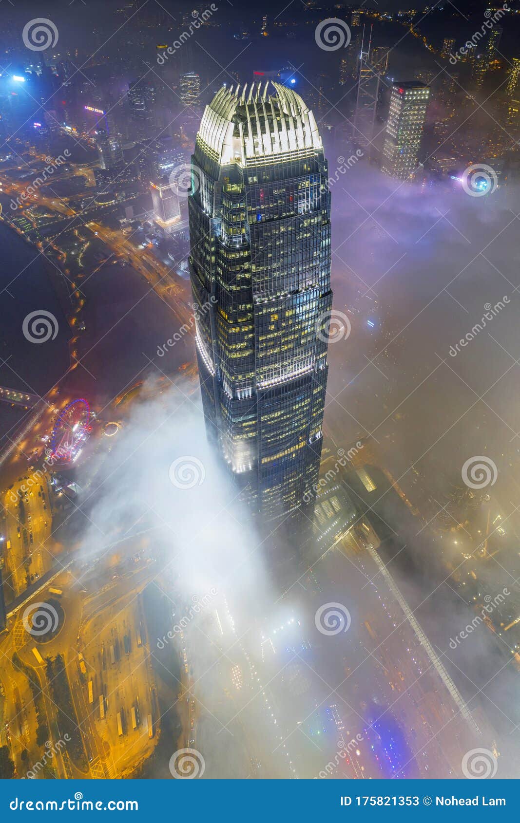 a prominent landmark on hong kong island