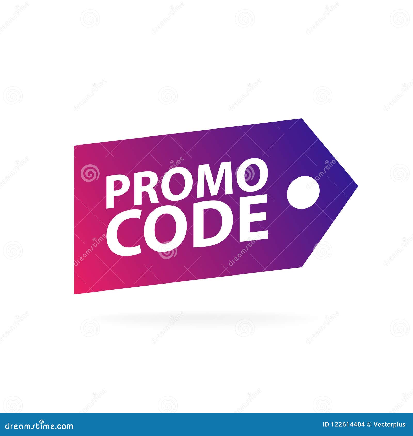 Promo Code Coupon Code Flat Vector Set Design Illustration On