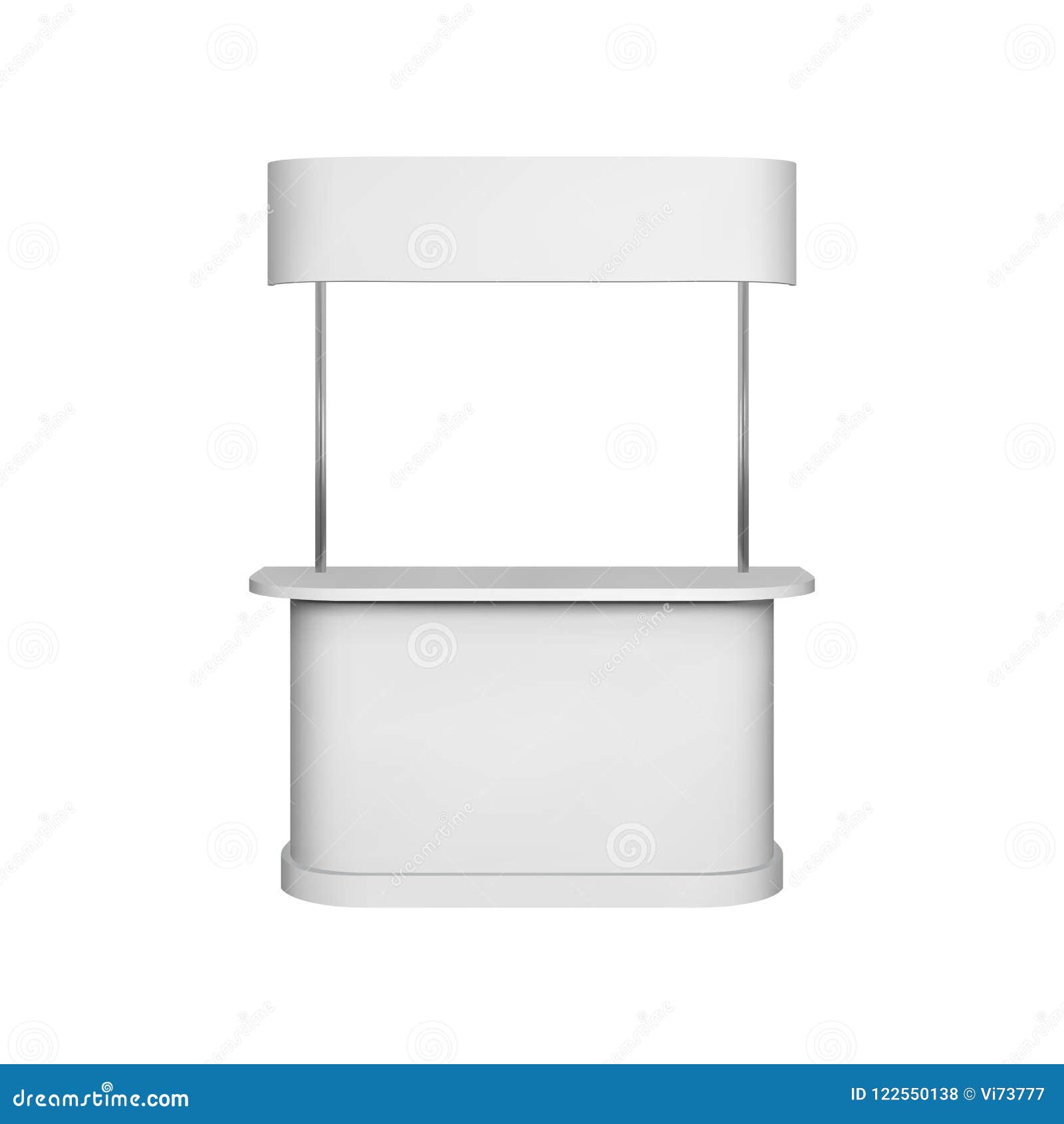 Download Promotion Counter Mockup Isolated Vector Retail Trade Stand Stock Vector Illustration Of Promotion Kiosk 122550138 PSD Mockup Templates