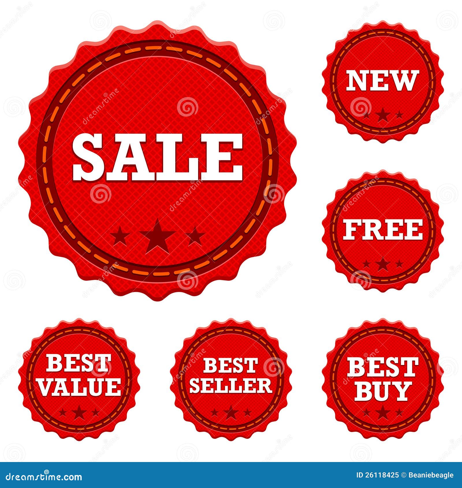 promotional sale stickers