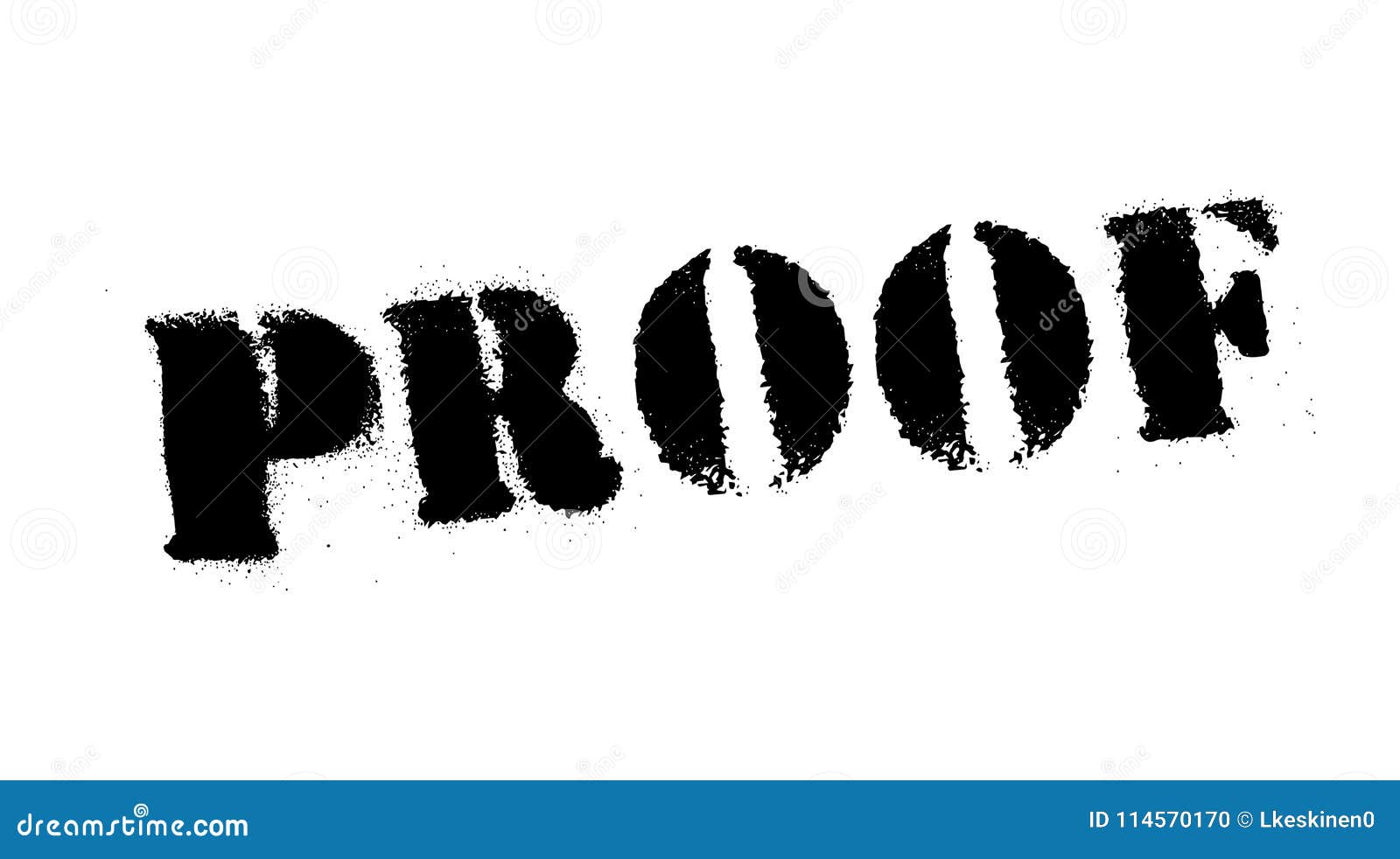 Proof black stamp stock vector. Illustration of confirm 114570170