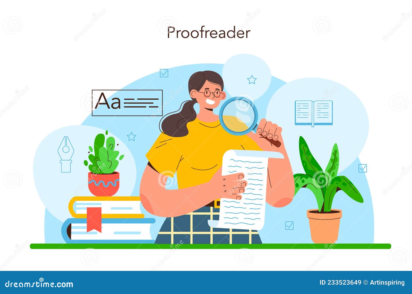 Proofreader. Printing House Technology Process, Printed Publications