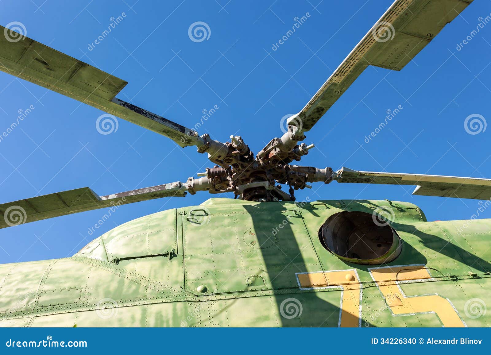 Propeller of helicopter stock photo. Image of speed, wing 34226340