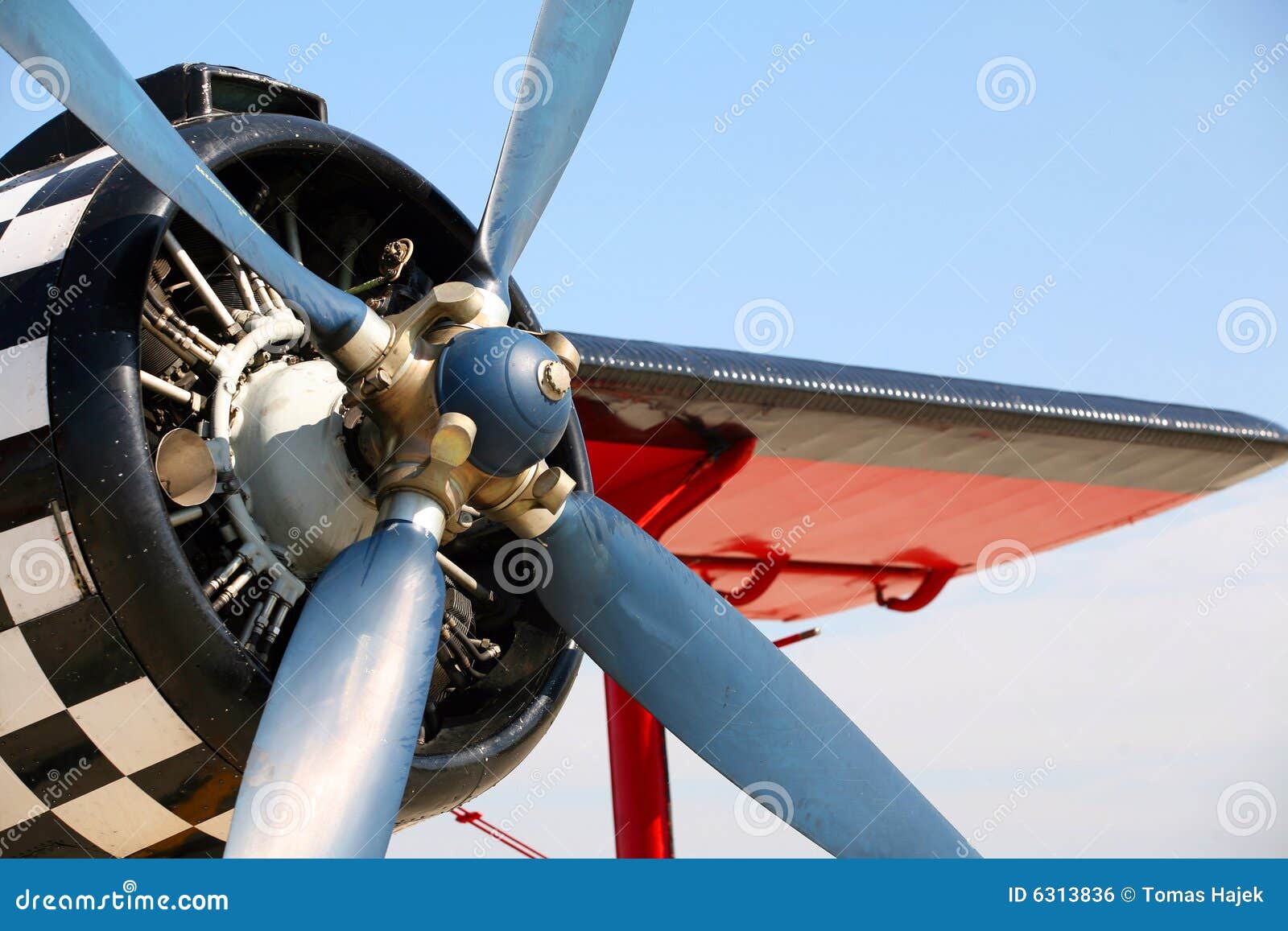 propeller of old airplane