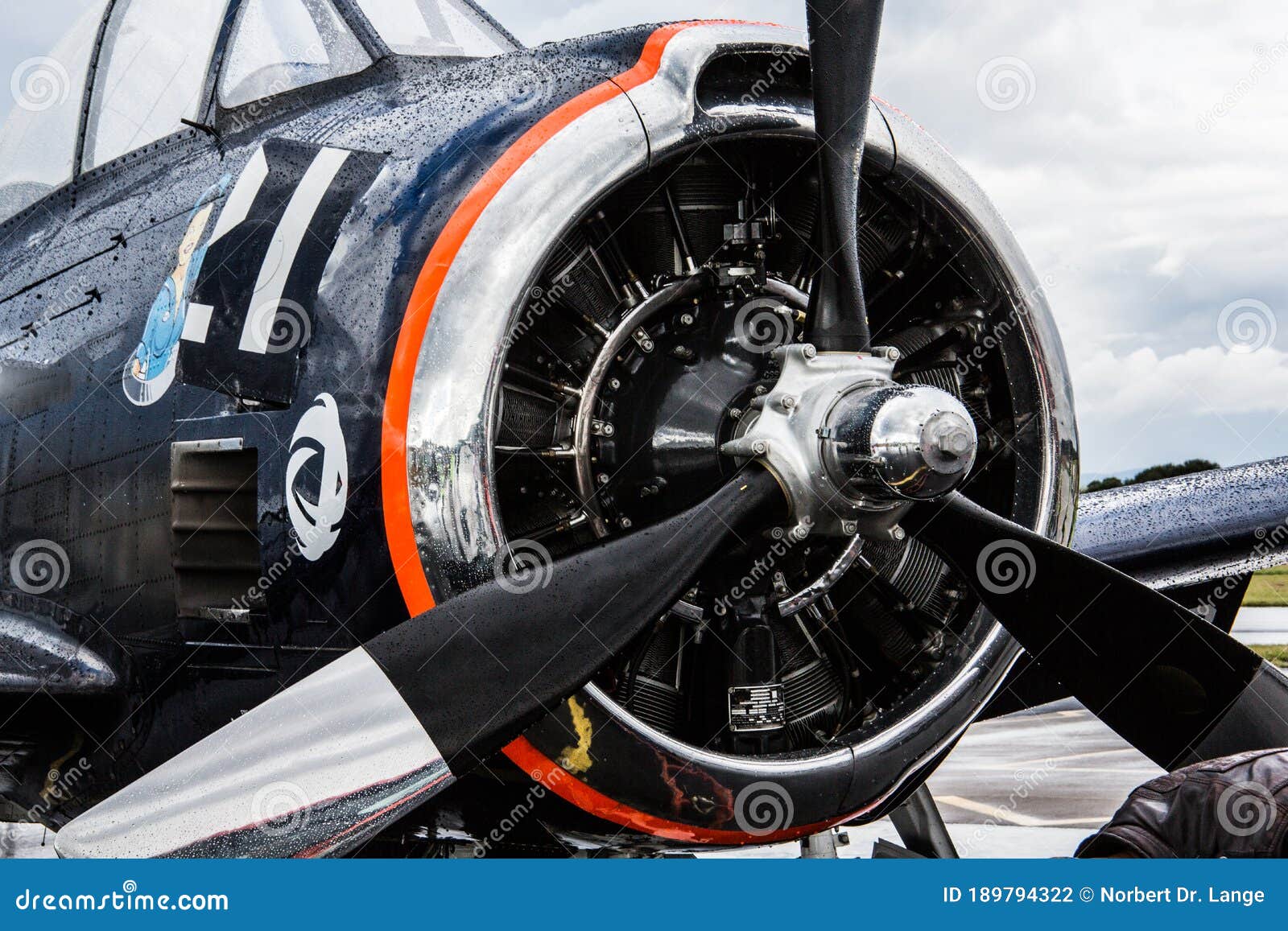 Propeller Plane Engine with Propeller Editorial Photography Image of