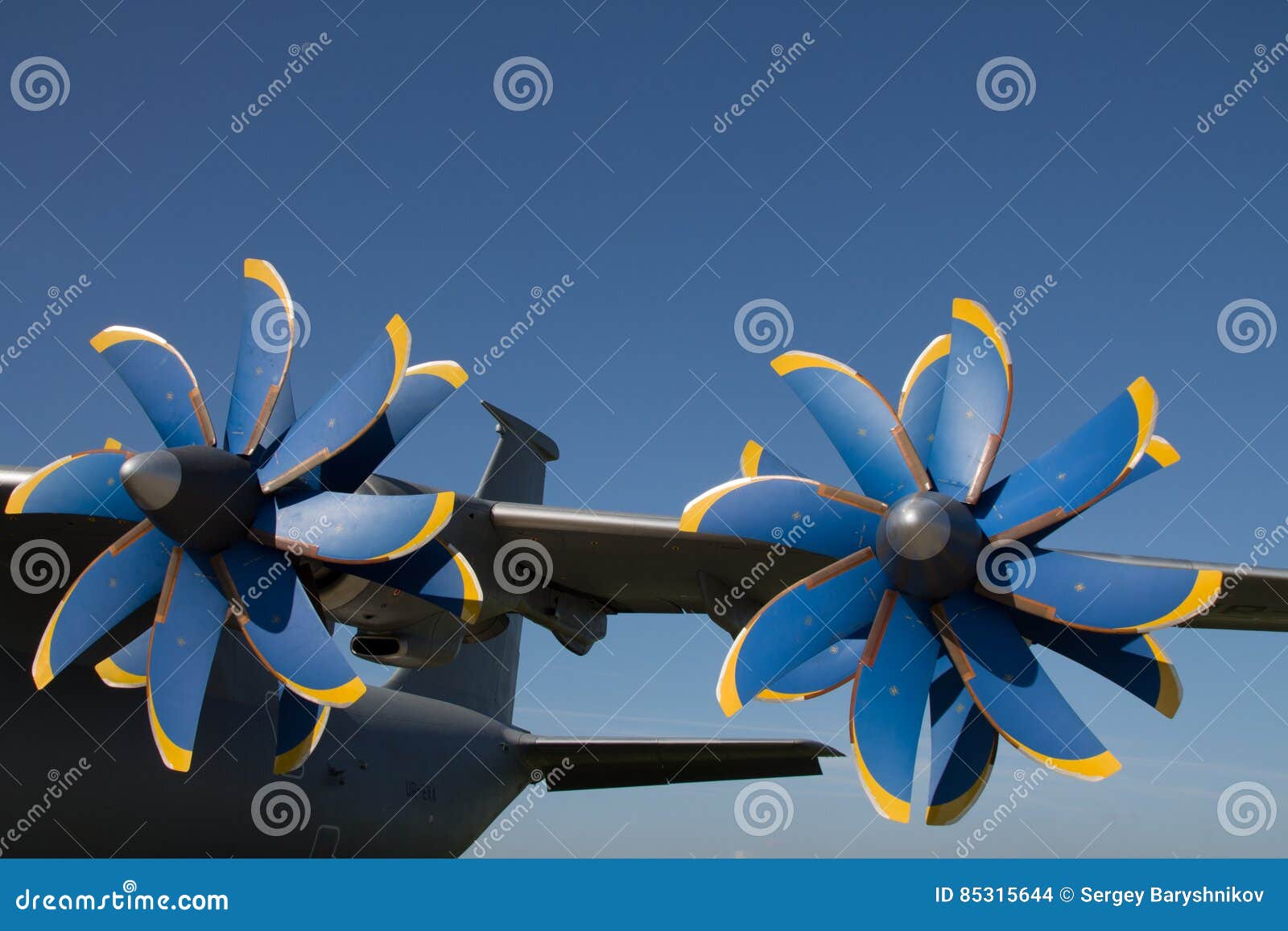 Propeller stock photo. Image of wing, propeller, airplane 85315644
