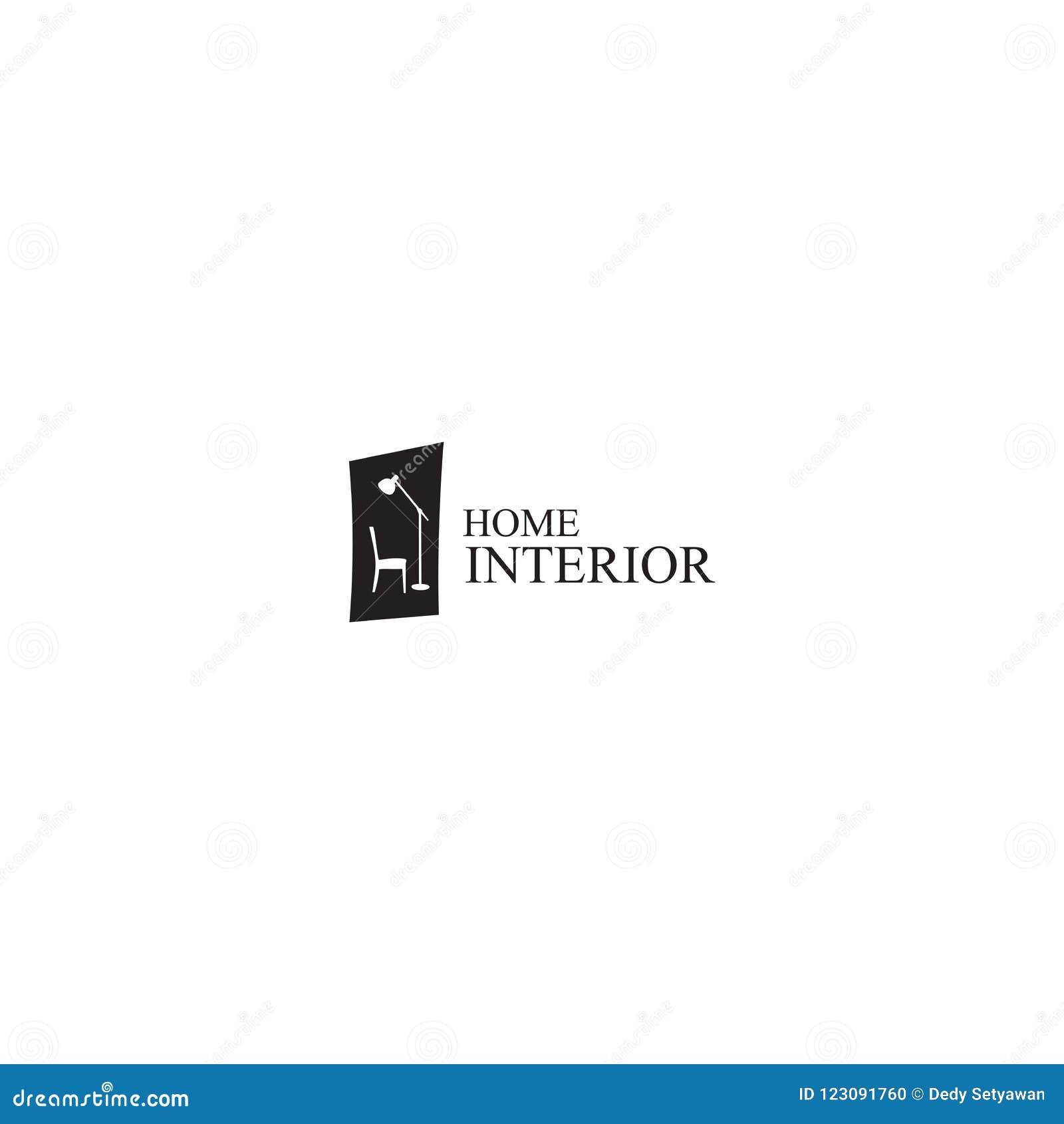 Interior Logo Design, Vector Template Stock Vector - Illustration of ...