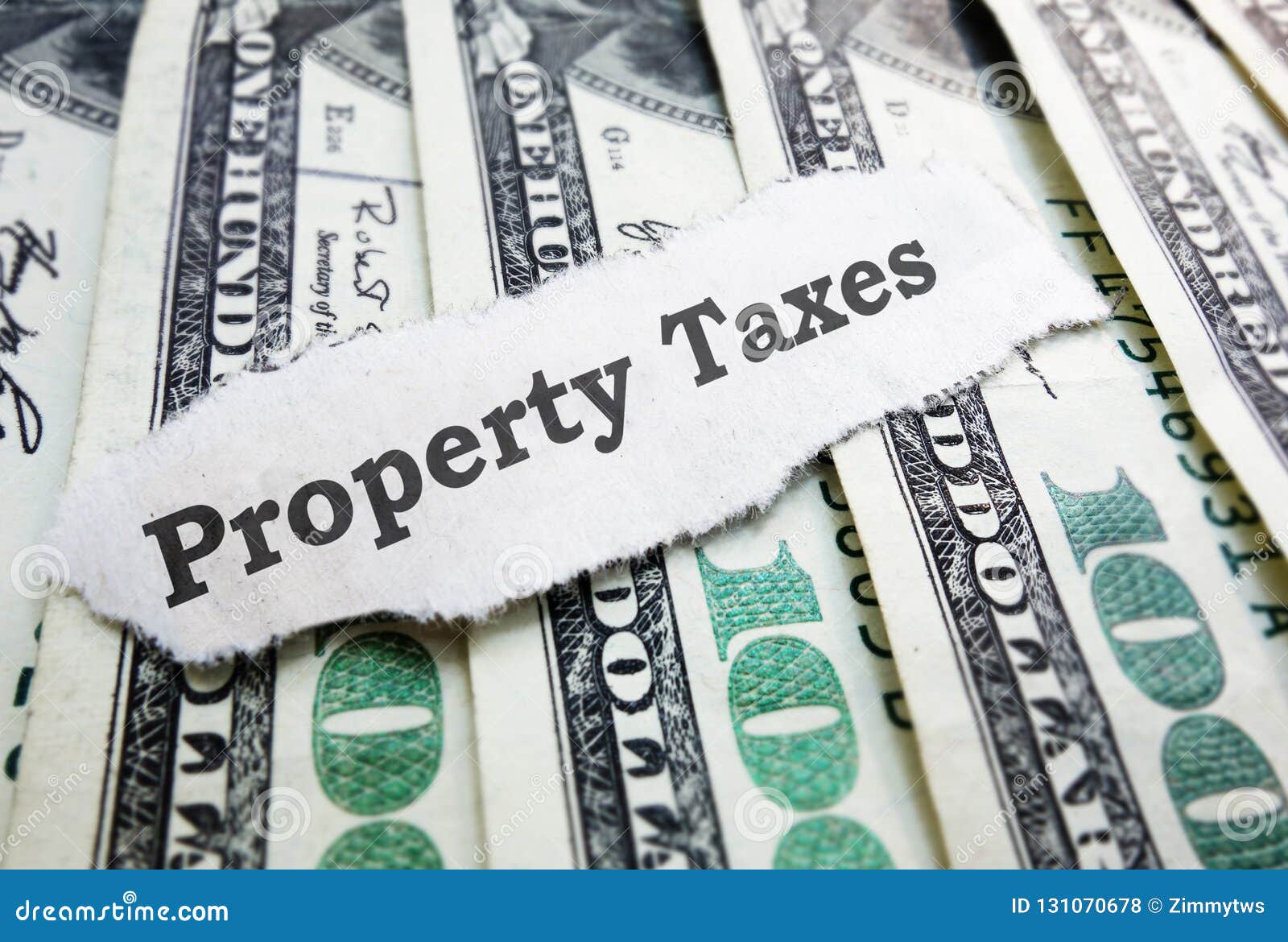 property taxes money