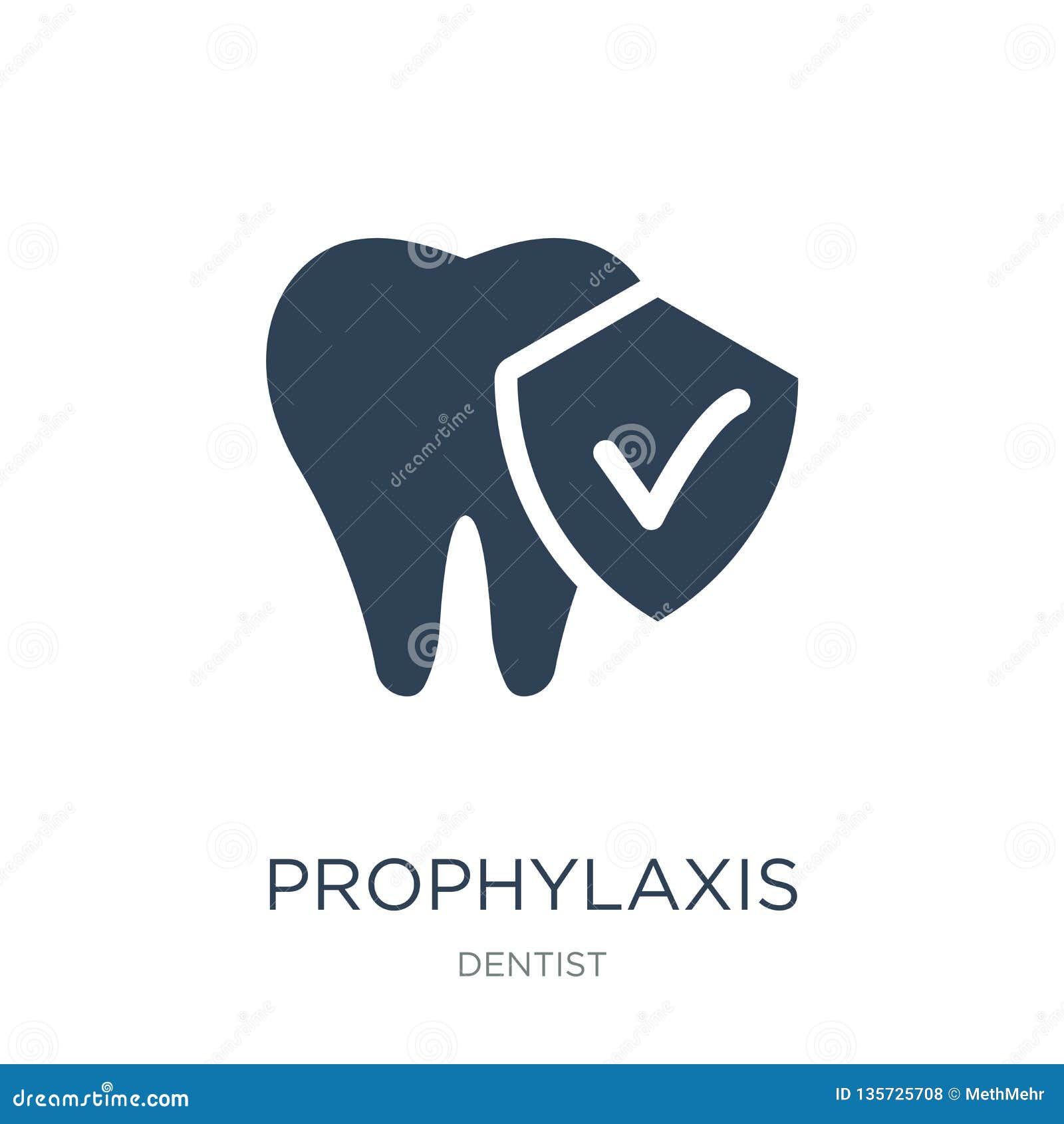 Prophylaxis Vector Icon On White Background. Flat Vector Prophylaxis