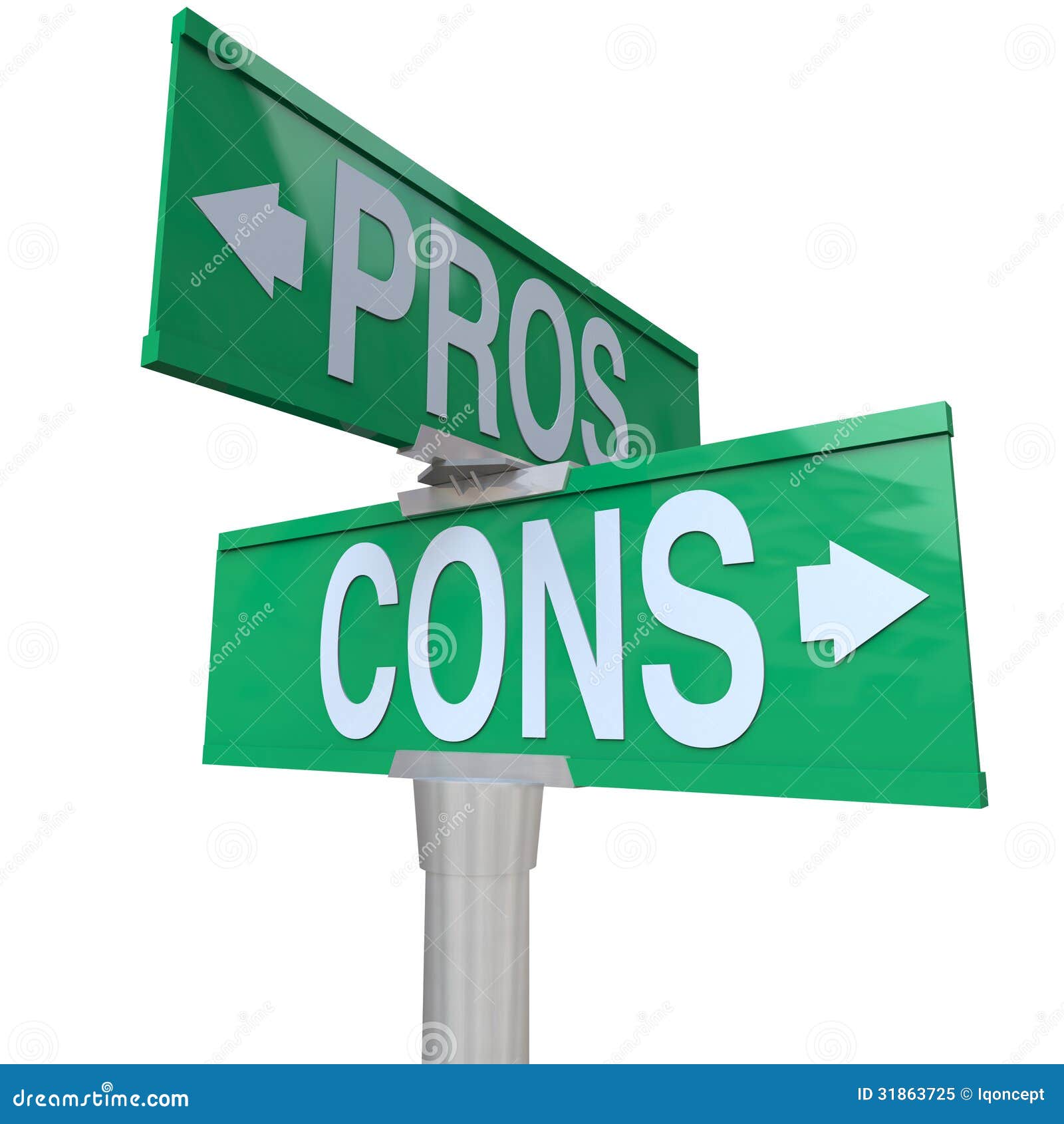 pros and cons two-way street signs comparing options