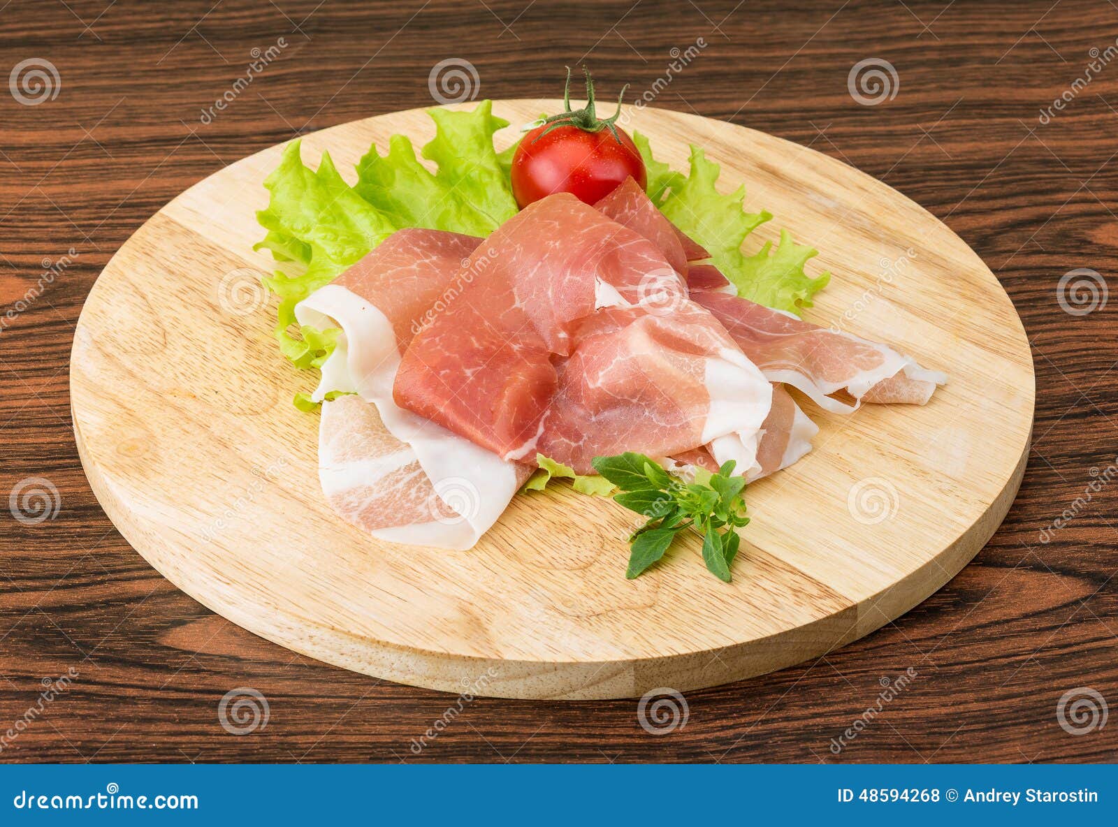 Prosciutto zdjęcie stock. Obraz złożonej z haman, wyśmienicie 48594268