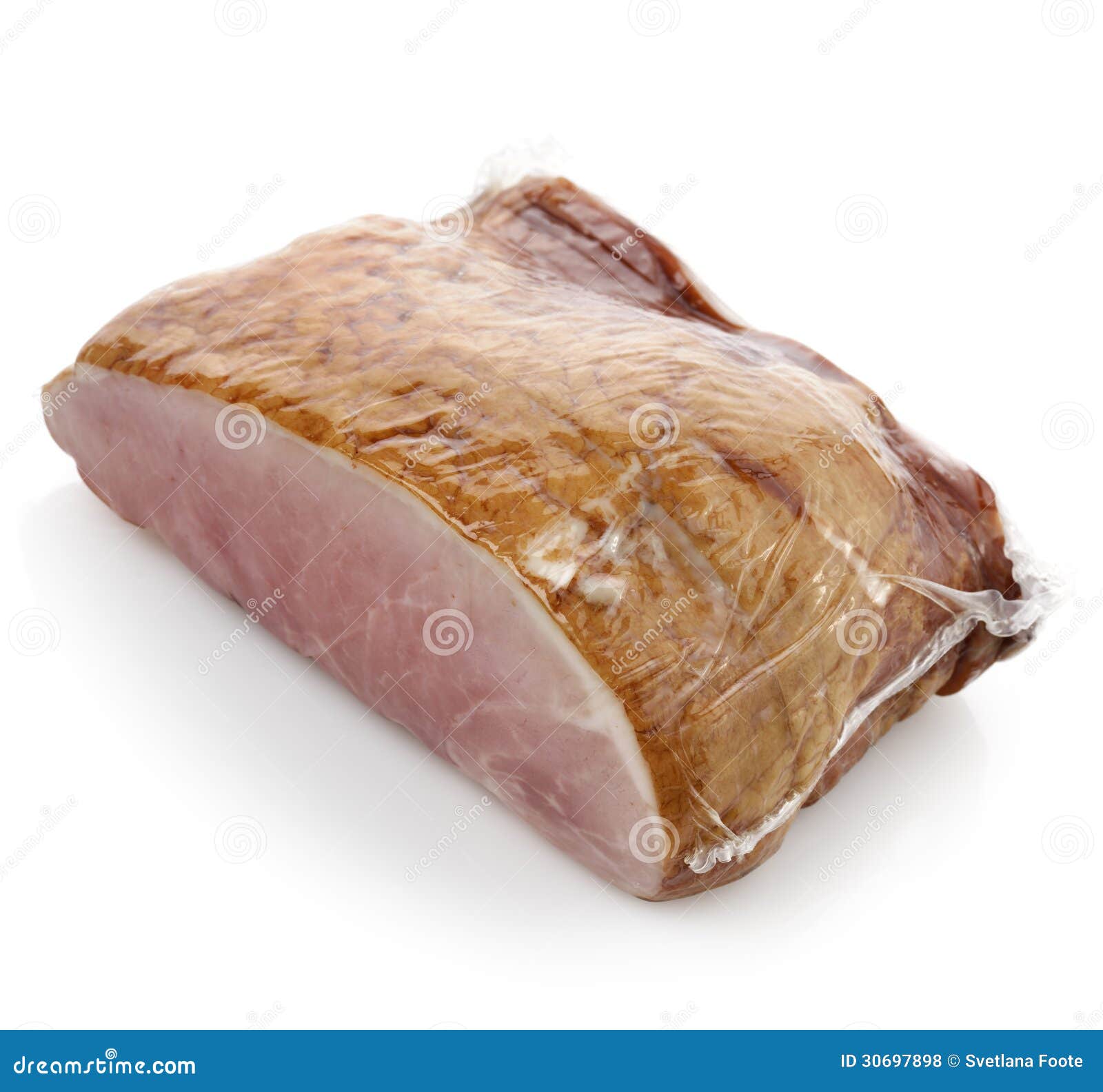 Prosciutto affumicato fotografia stock. Immagine di spostato 30697898