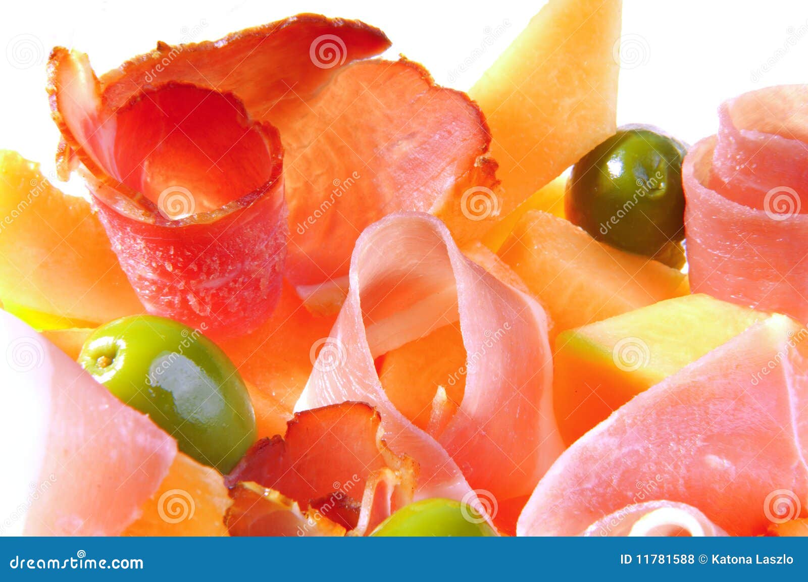 PROSCIUTTO DI PARMA HAM and MELON Stock Photo Image of melon