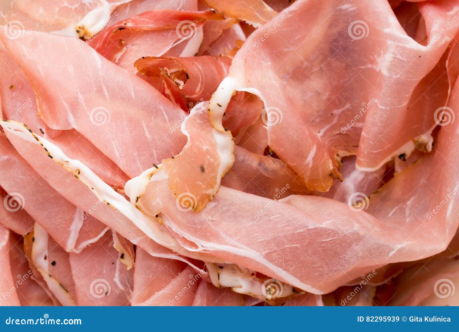 Prosciutto Di Parma or Parma Ham. Window Light Stock Image Image of