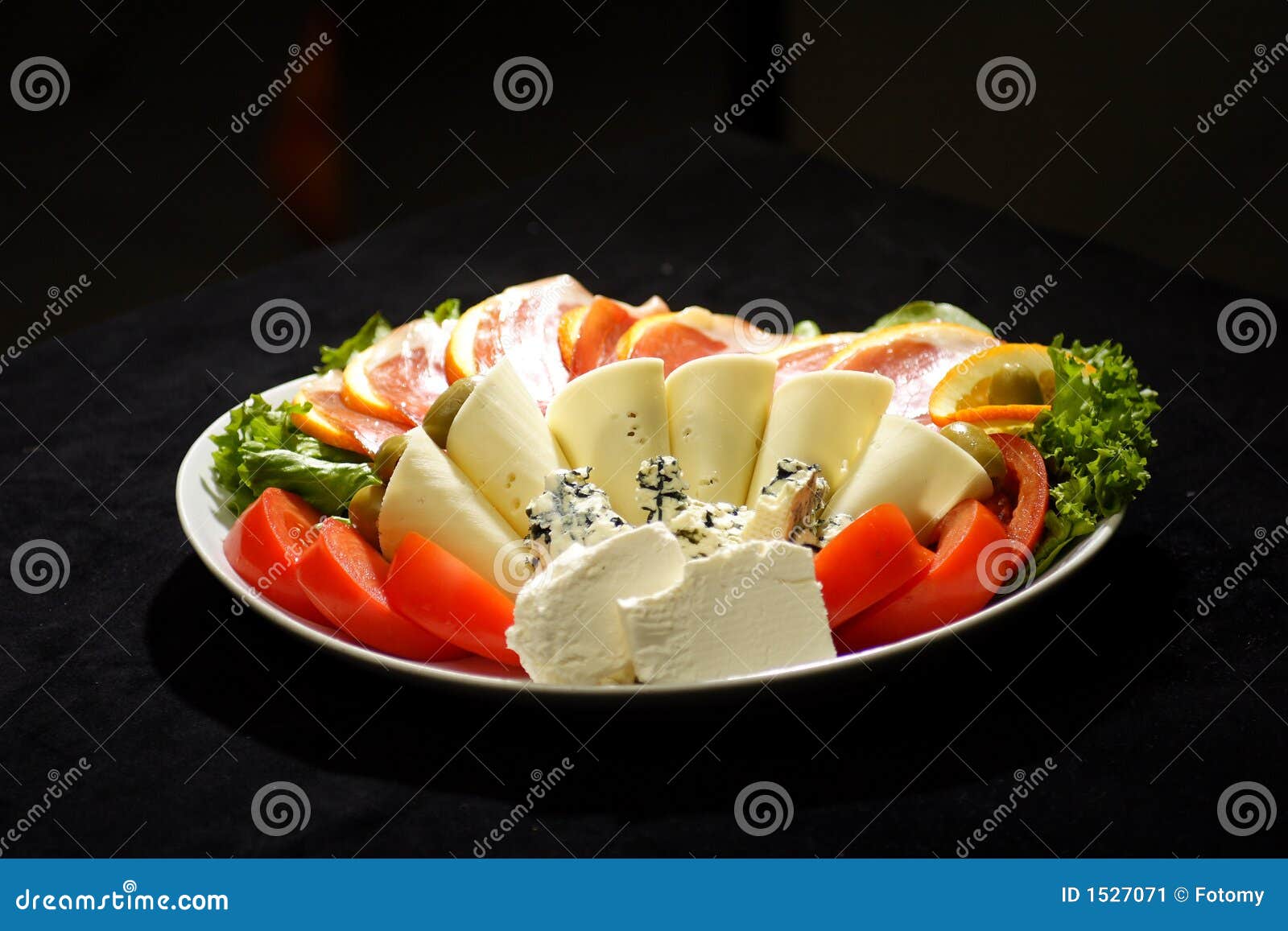 Prosciutto Ham and Cheese Salad Stock Image Image of delicious, breakfast 1527071