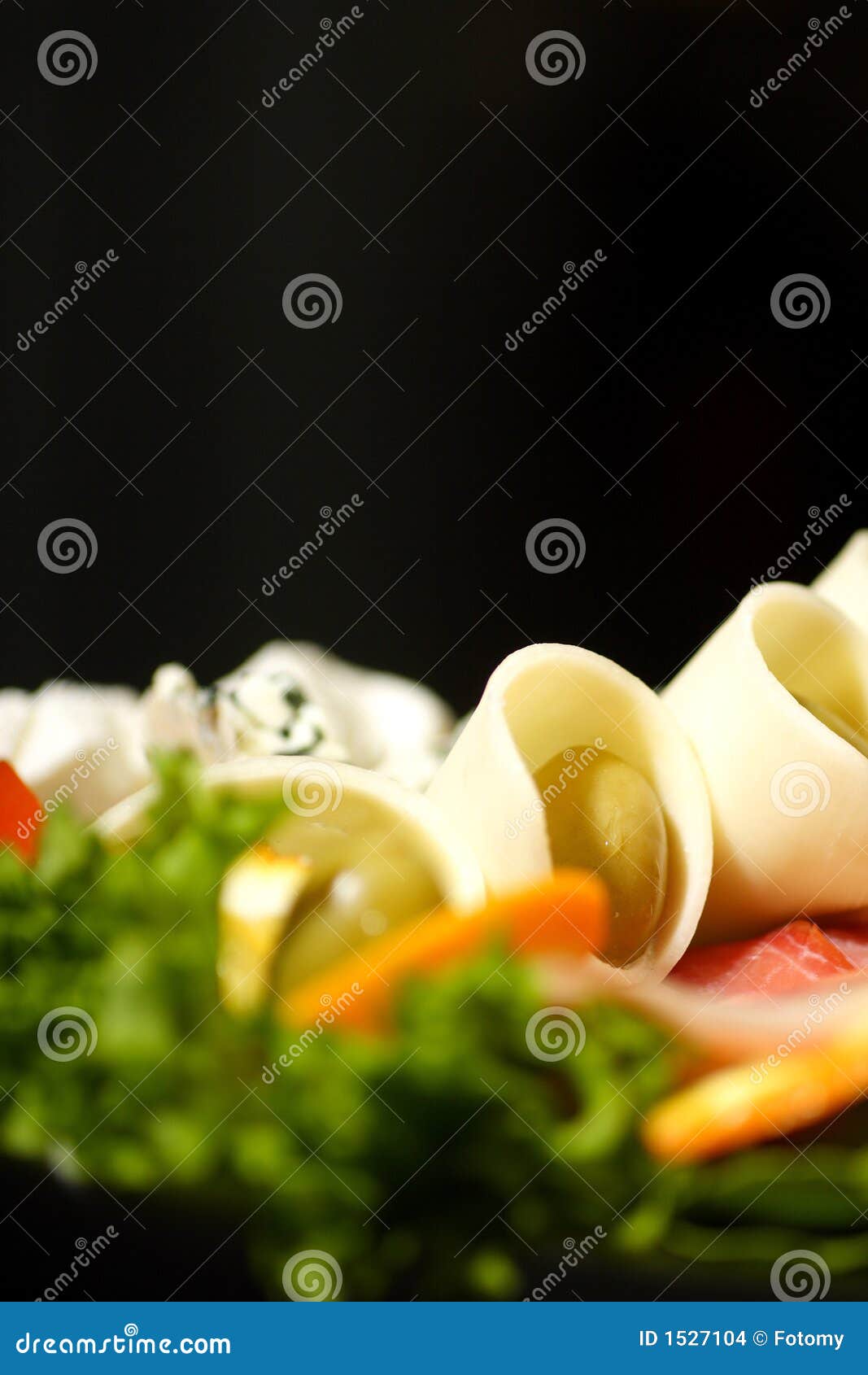 Prosciutto Ham and Cheese Salad Stock Photo Image of cheese, healthy 1527104